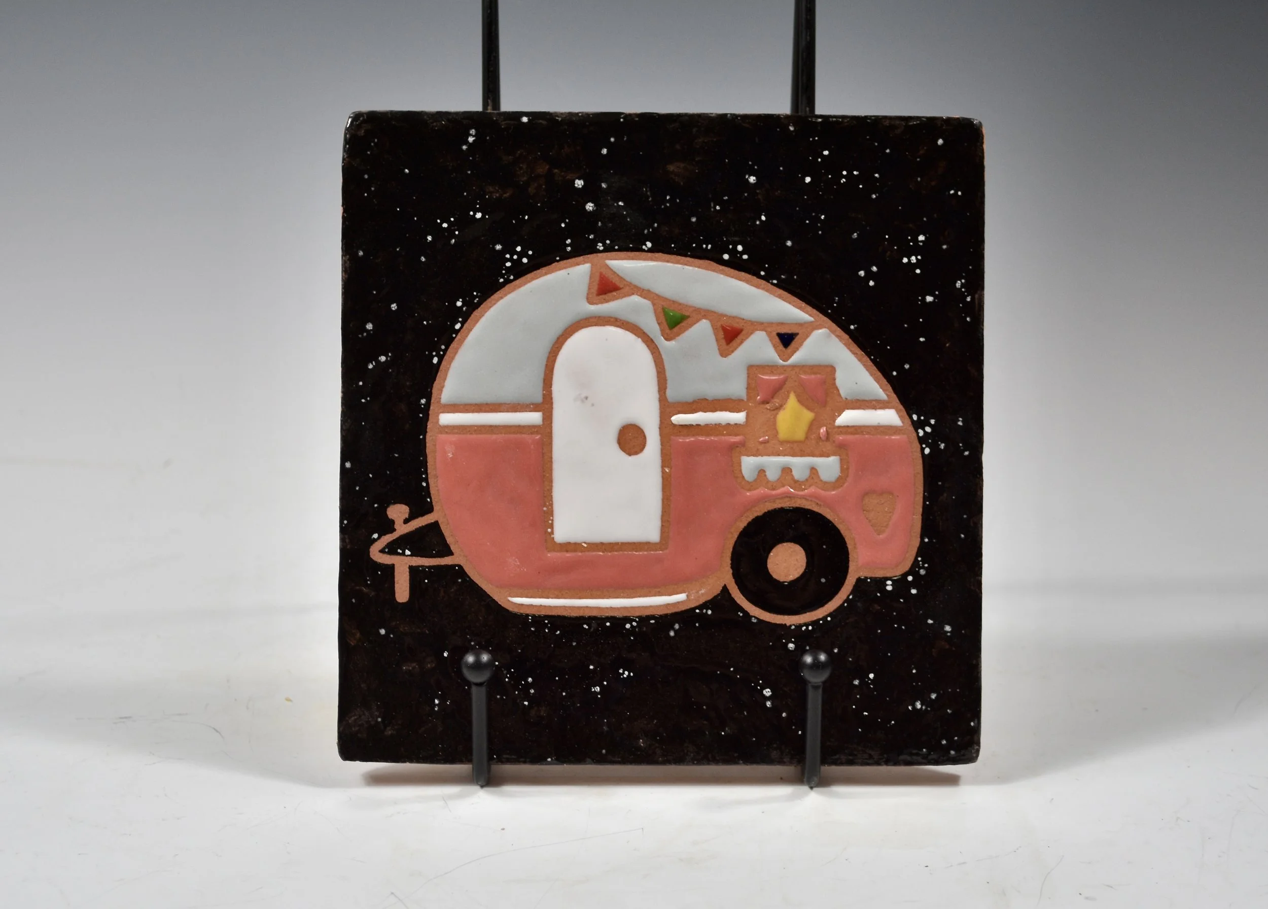 Camper Tile, Pink - Second