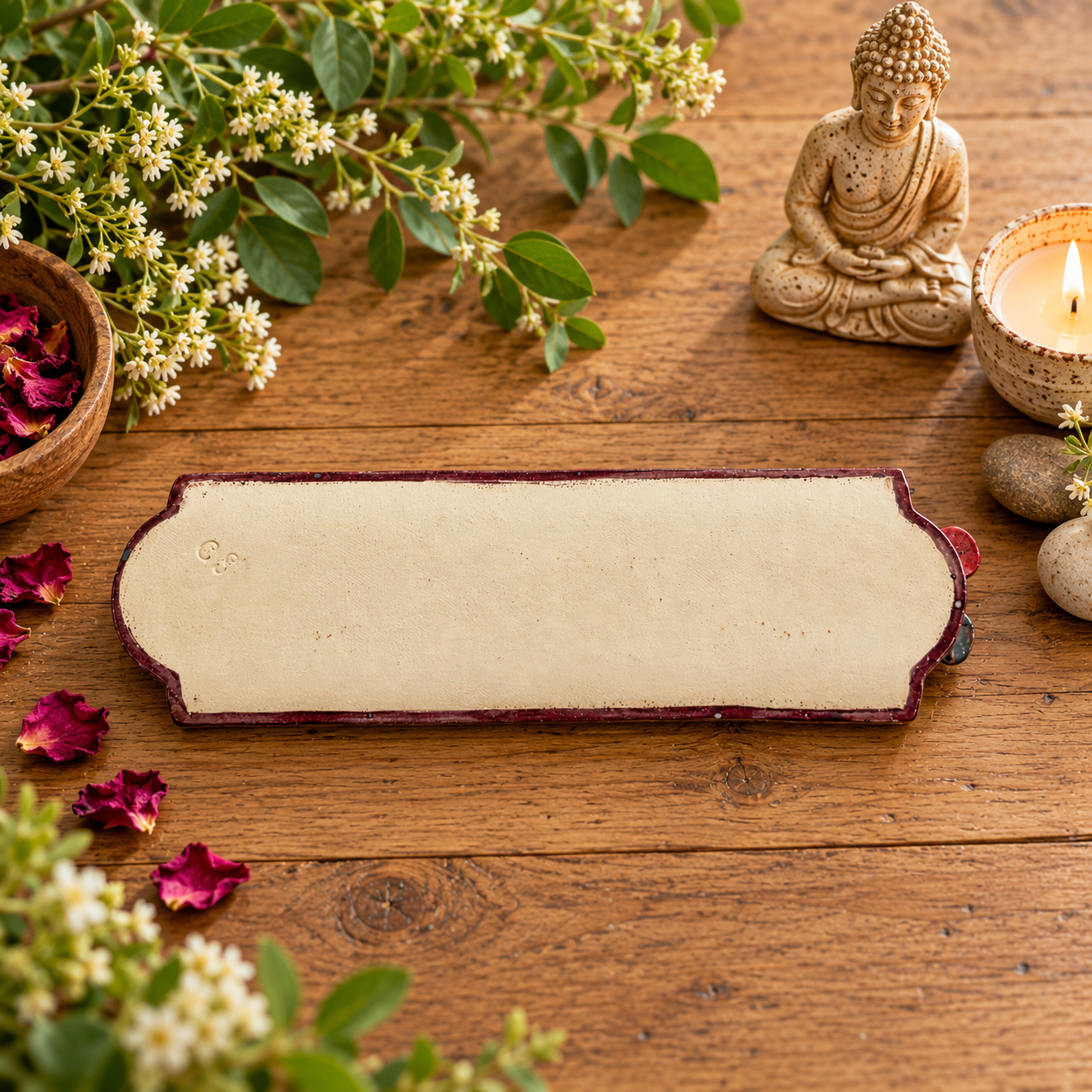 Zen Still Life with Buddha and Candle.png