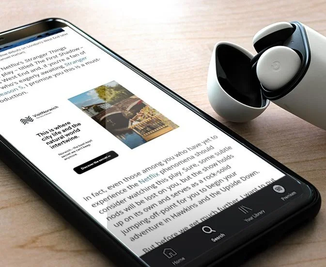 Visit Norwich programmatic display