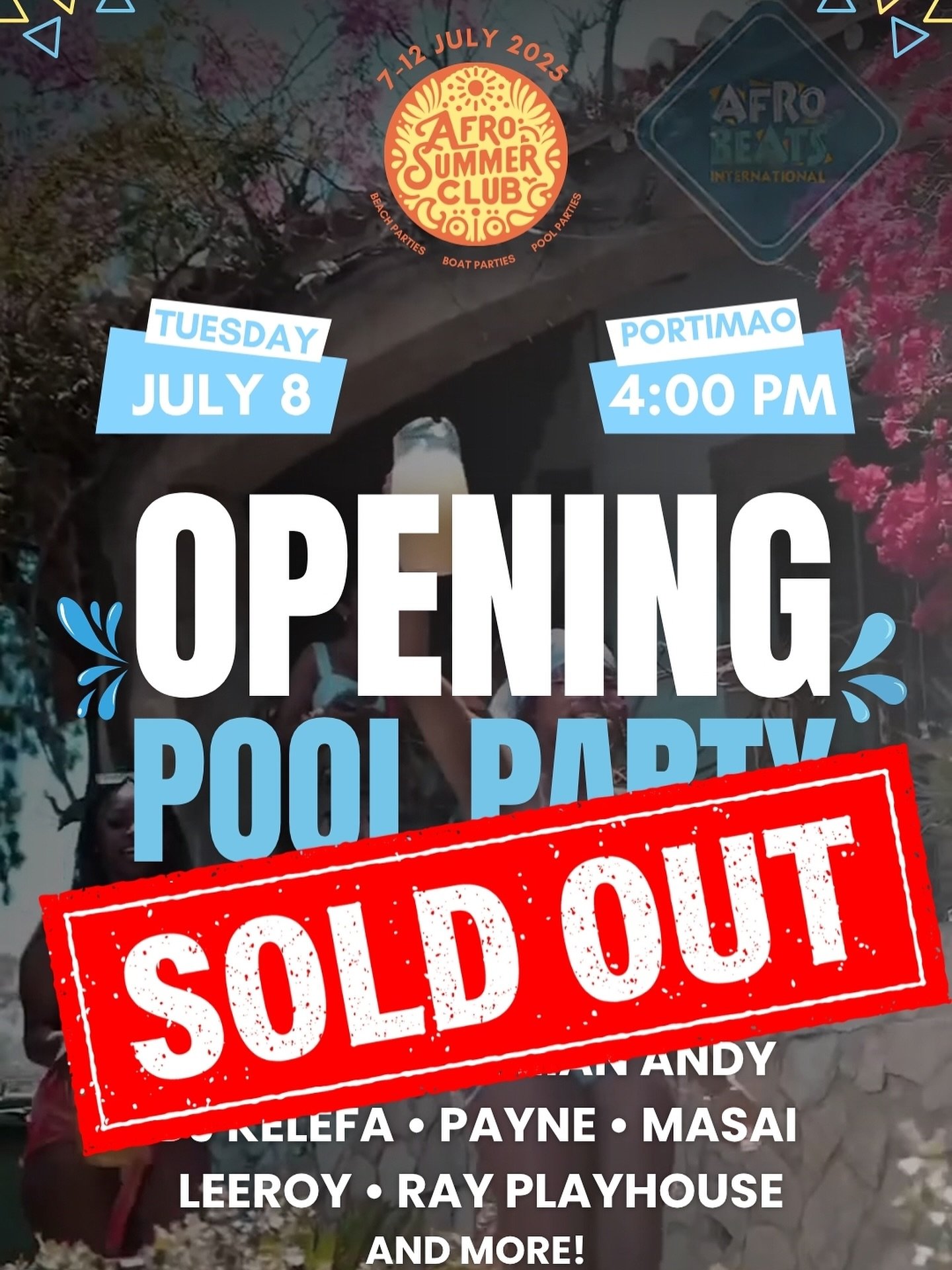🇬🇧 💦 THE POOL PARTY IS SOLD OUT! 💦
But don&rsquo;t stress&hellip; Saturday&rsquo;s Pool Party still got tickets left! 🥵☀️
And BOAT TICKETS? They&rsquo;re moving FAST! 🚤🔥
🎟️ Secure your spot now!
👉 Comment POOL or BOAT and we&rsquo;ll send yo