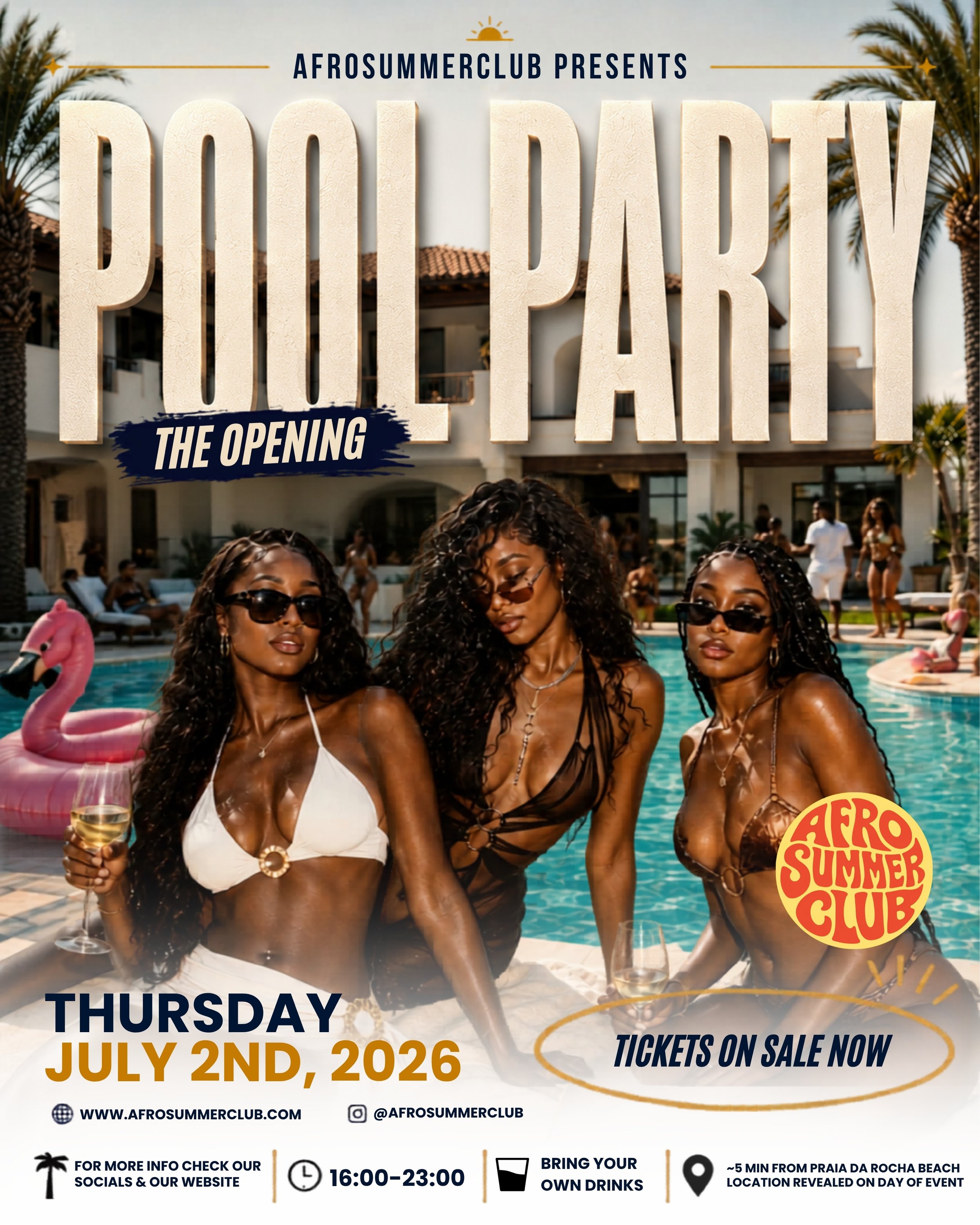 THE POOL PARTIES ARE HERE 💦☀️ After months of counting down, it&rsquo;s finally time. The Opening Pool Party kicks off @afrosummerclub 2026 on July 2nd, and we&rsquo;re closing the week in style with The Final on Monday, July 6th 🌴🍹

Expect a grea