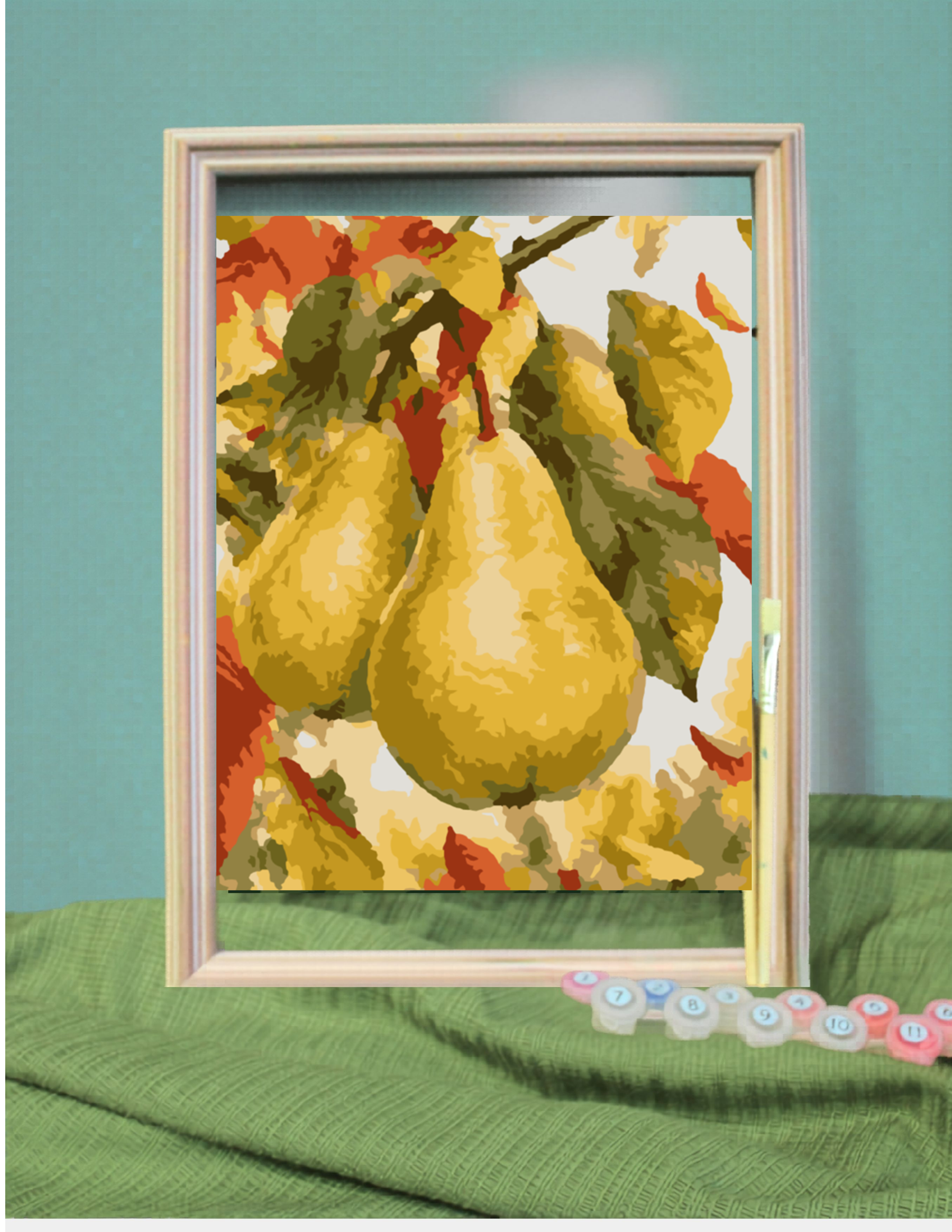 Peaceful Autumn Pear Mature Mind Intermediate Reflection Paint Set