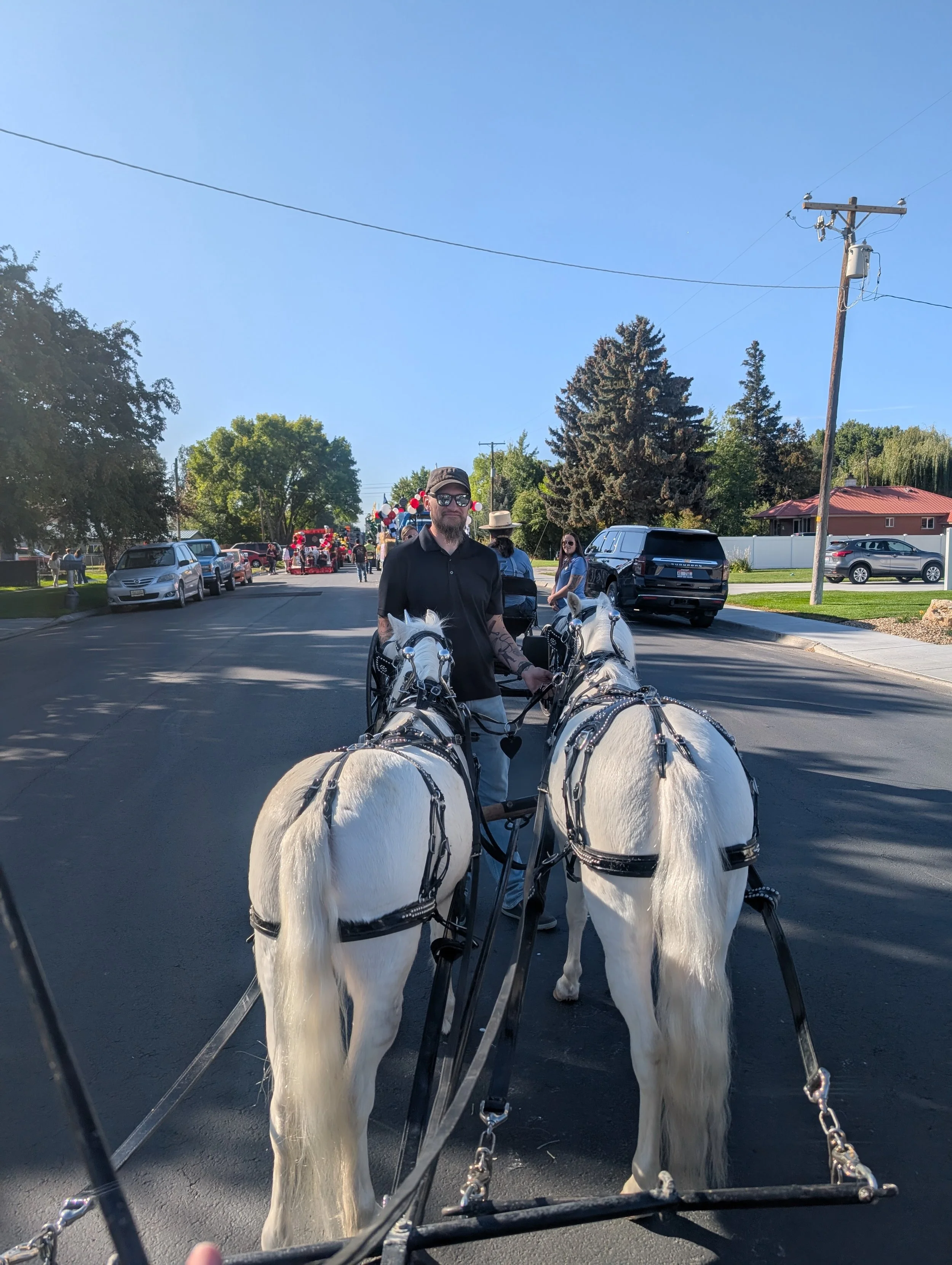 Spud Day Parade 2025 - Waiting for our turn to go.