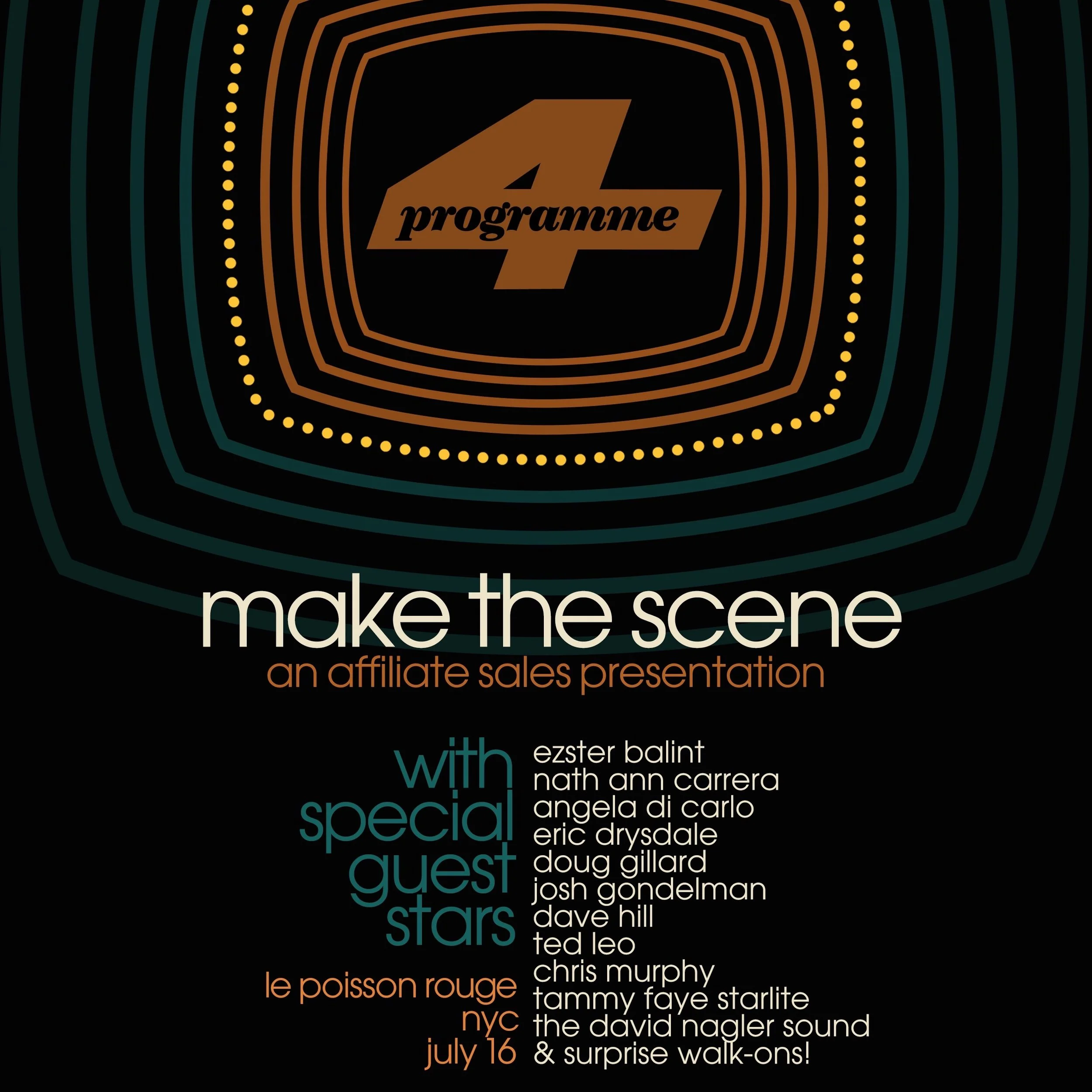 Programme Four: Make the Scene