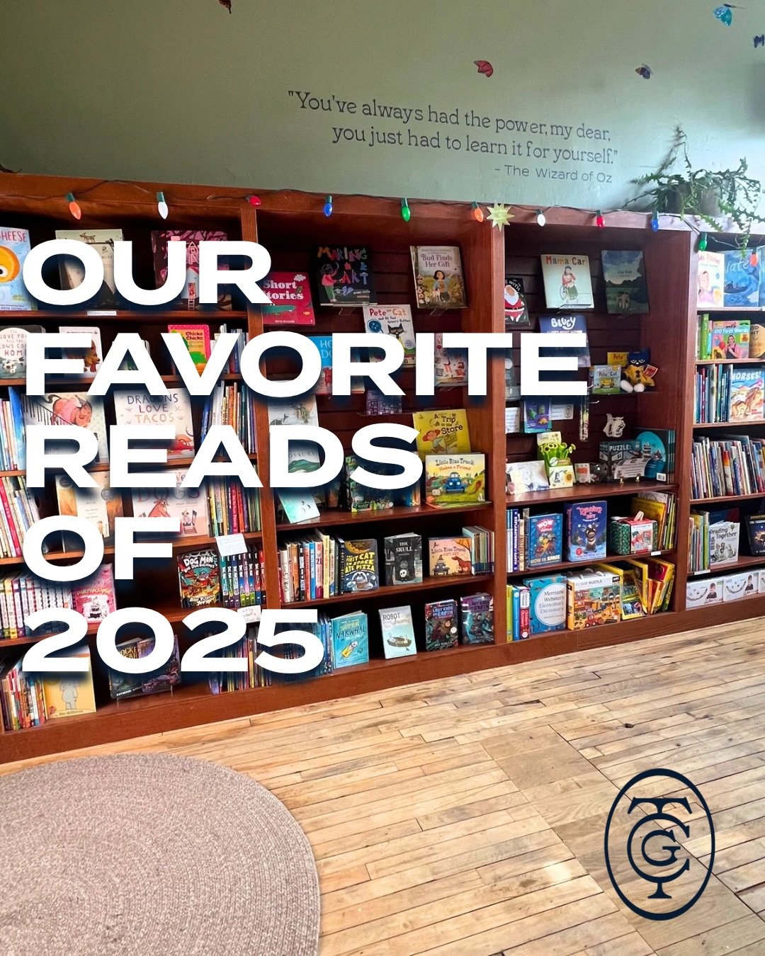 ⭐️ Our favorite reads of 2025 ⭐️ 

SO hard to do, but we trimmed it down! These are the ones that kept us good company along the way and are still on our minds as the year comes to a close 📖✨

What was one of YOUR favorite reads of the year??

#Favo