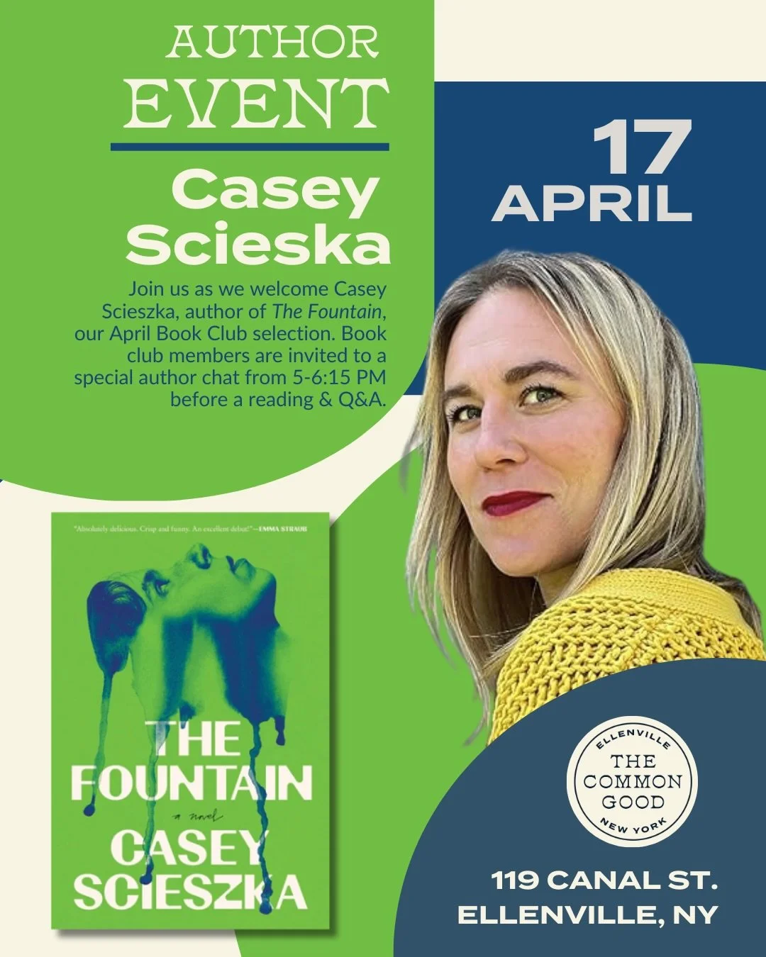 📗✨Our March/April fiction book club pick is in, and it&rsquo;s a special one. We&rsquo;re reading the debut novel from Catskills-based writer and Spruceton Inn innkeeper Casey Scieszka out this week&hellip; and this is exactly the time to jump into 