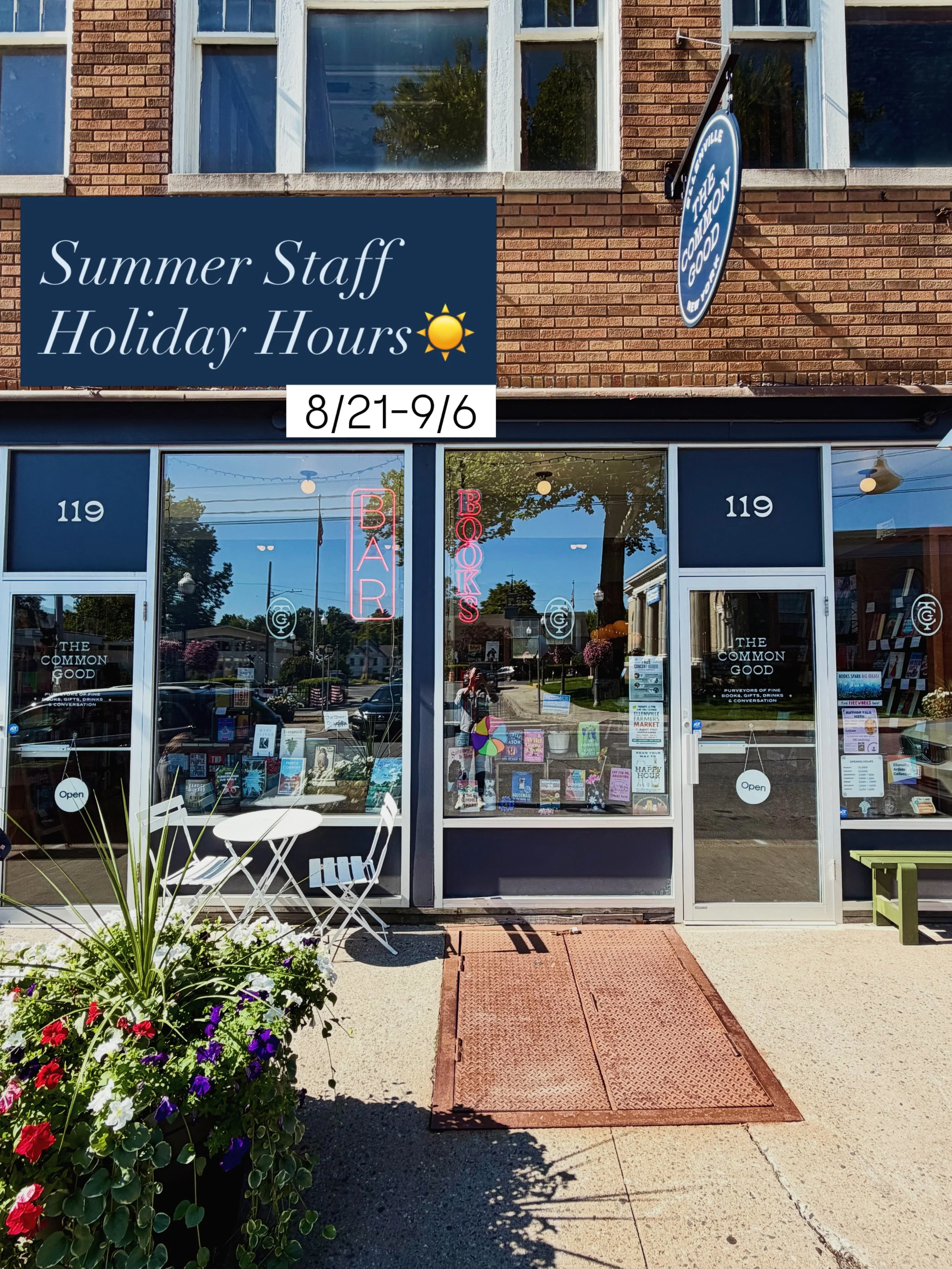 For the next two weeks, our opening times will shift slightly:

WEDNESDAY
Open at 12 PM

THURSDAY
Open at 12:30 PM

FRIDAY
Open at 1 PM

Saturday/Sunday: Regular hours

Thanks for rolling with us while we enjoy a little summer breathing room. 💛

Bac