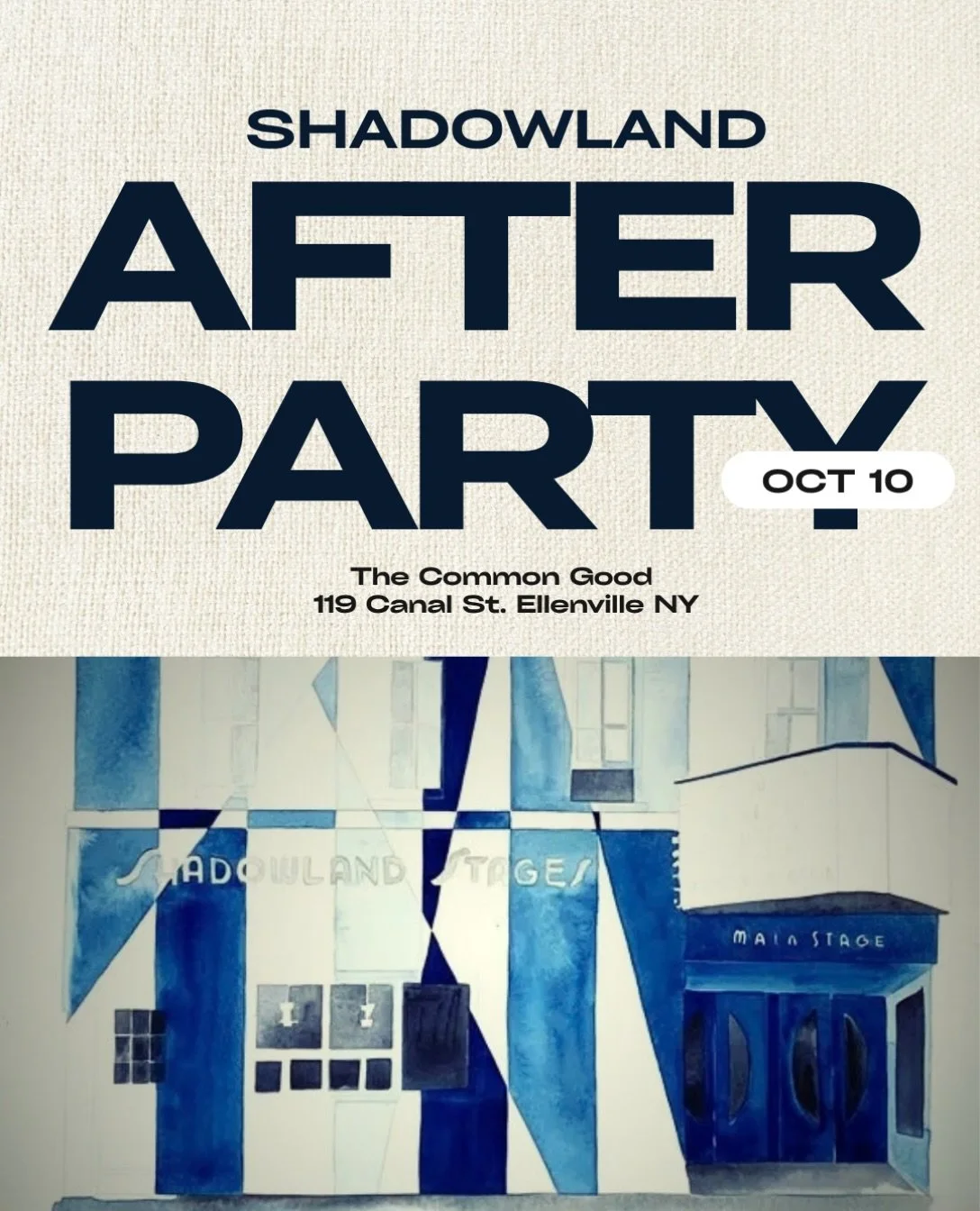 No one needs extra reasons to attend a show at the &ldquo;magic-making,&rdquo; &ldquo;cultural jewel of Southern Ulster County.&rdquo;🎭👏💐

But we&rsquo;ll give you one anyway&hellip; we&rsquo;re hosting an afterparty on opening weekend, this Satur