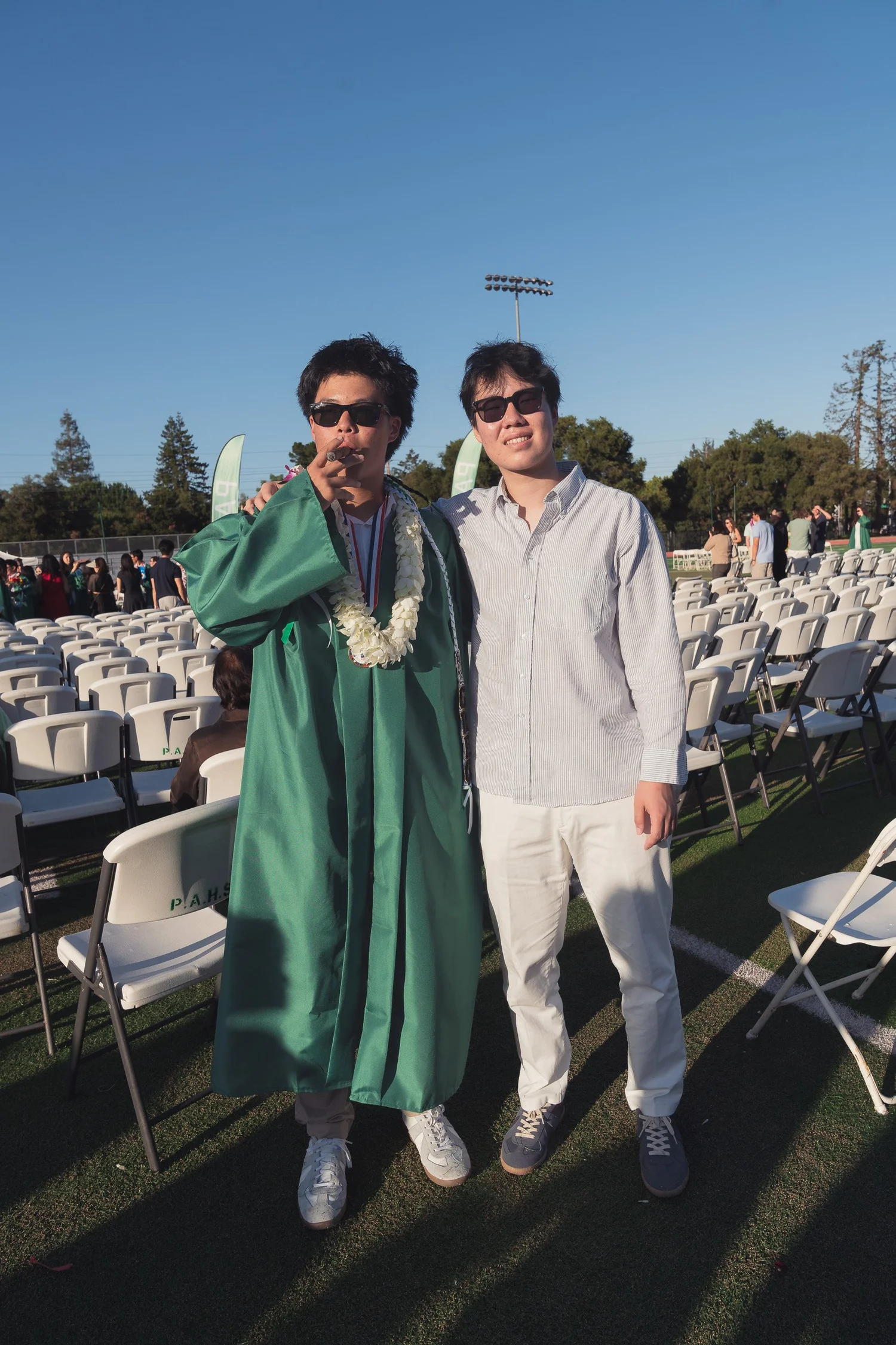 Brothers, candid