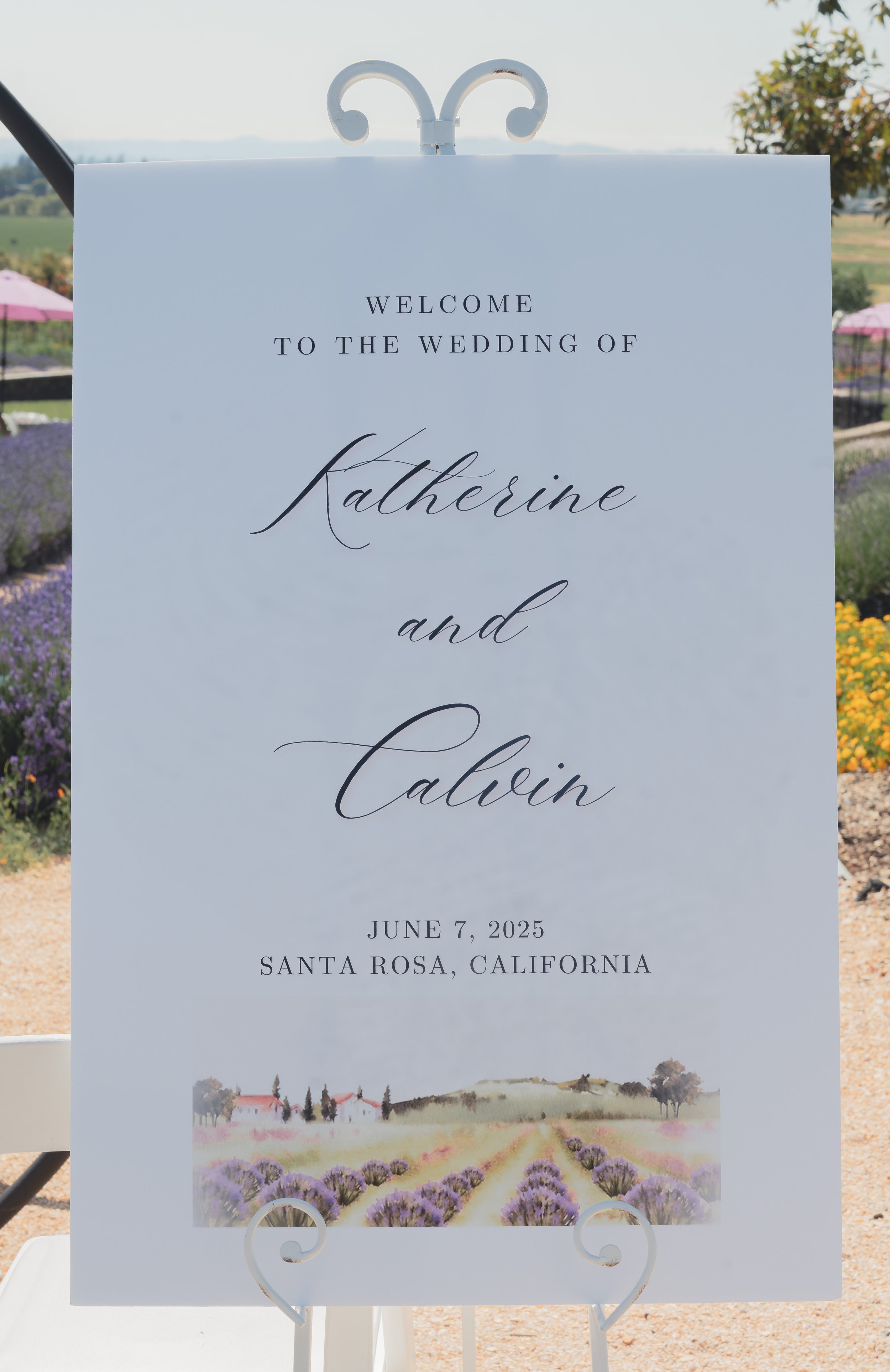 Landscape detail photographed during Katherine and Calvin’s Sonoma wedding.
