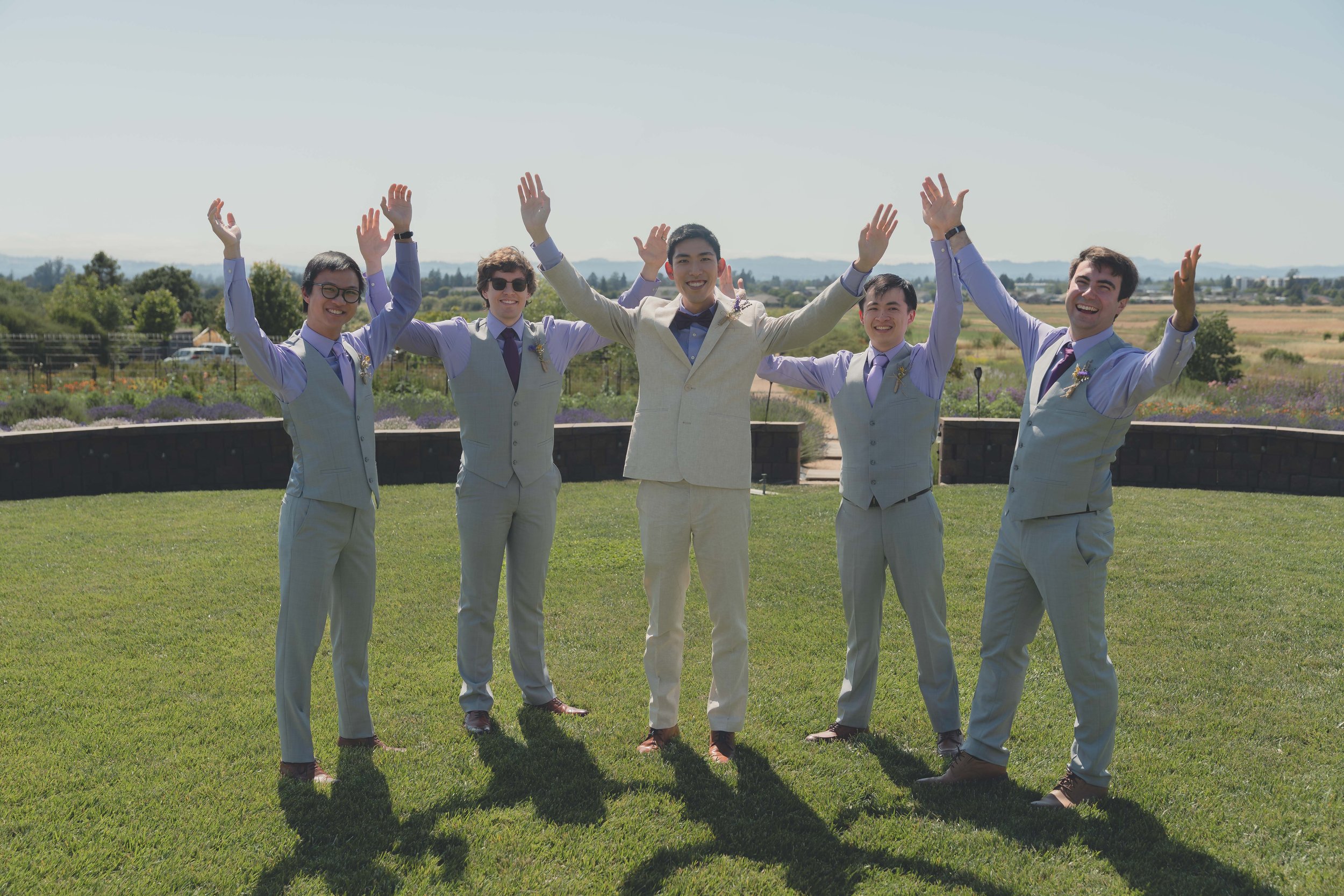 Scenic landscape surrounding the Sonoma wedding venue.
