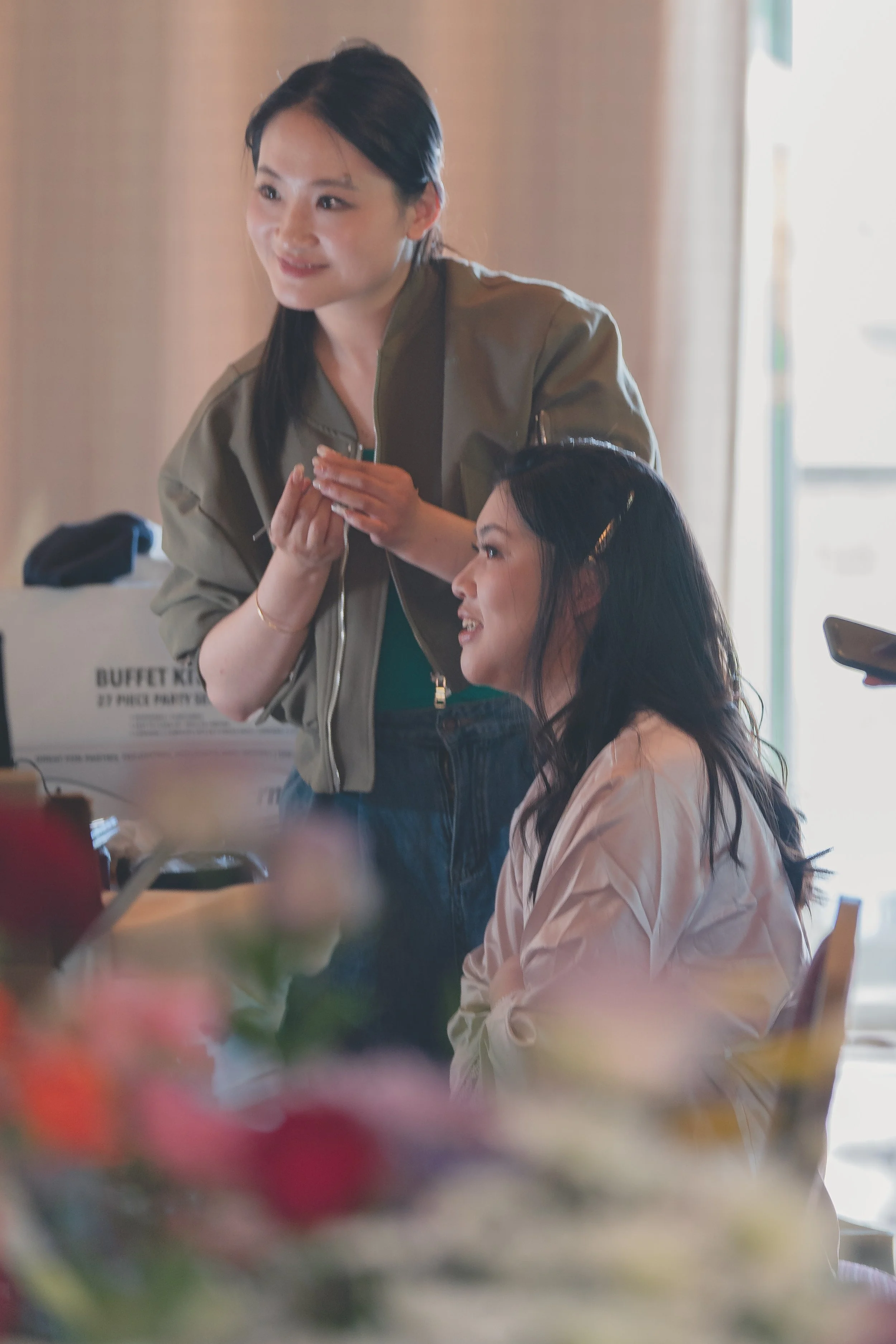 Candid wedding moment captured during Katherine and Calvin’s Sonoma celebration.
