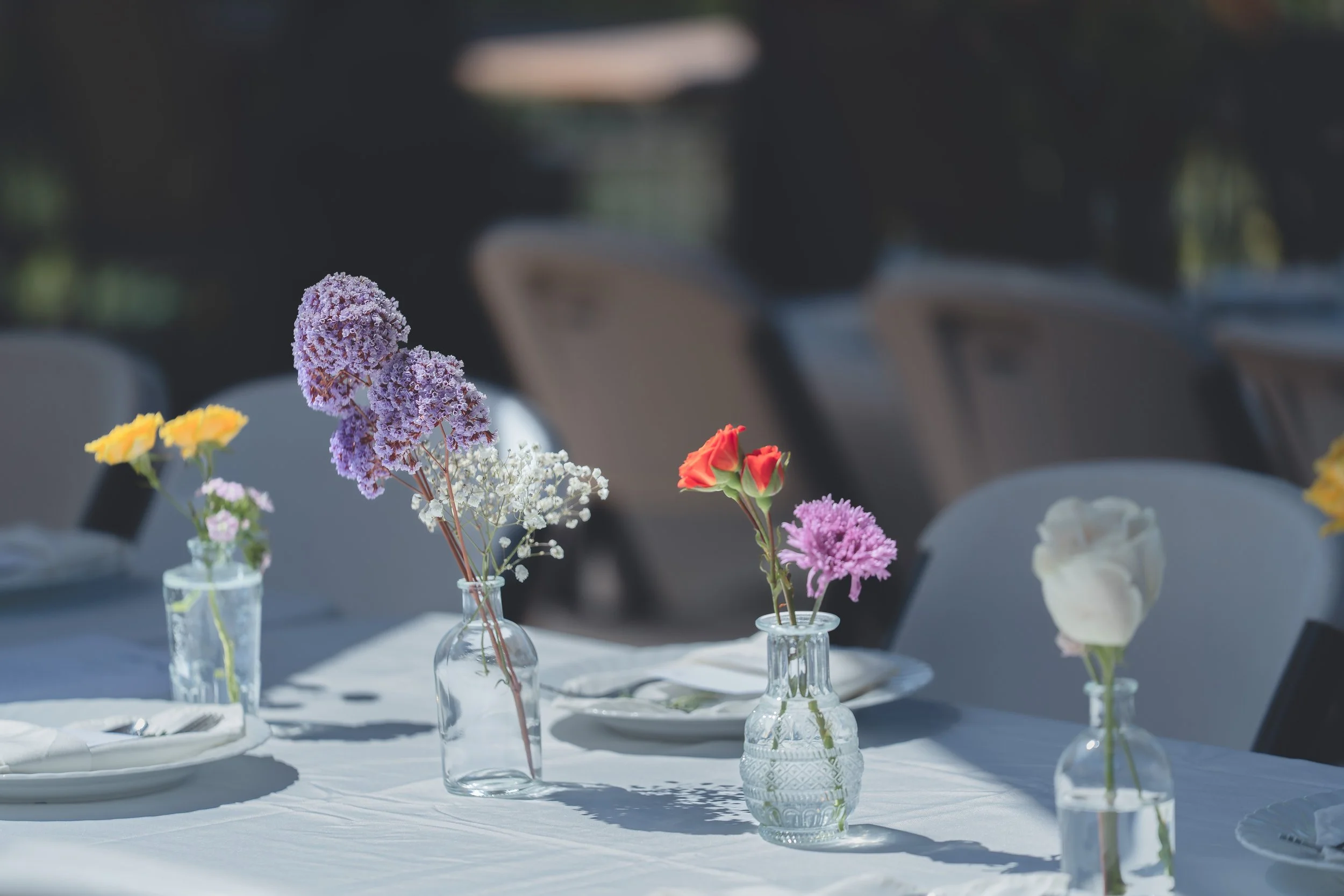 Reception table details captured with an editorial wedding photography style in Sonoma.