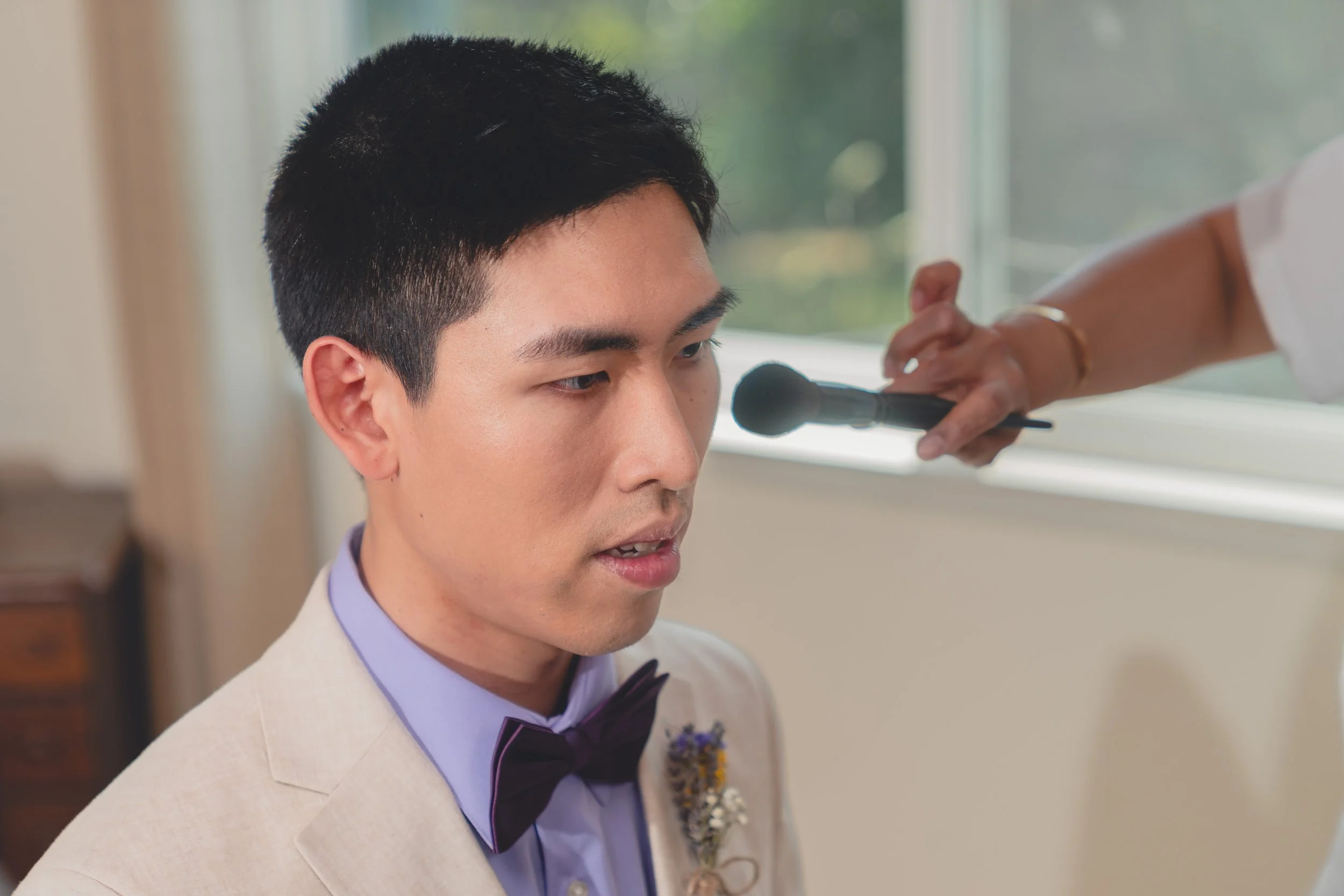 Groom portrait photographed with a timeless documentary approach in Sonoma.