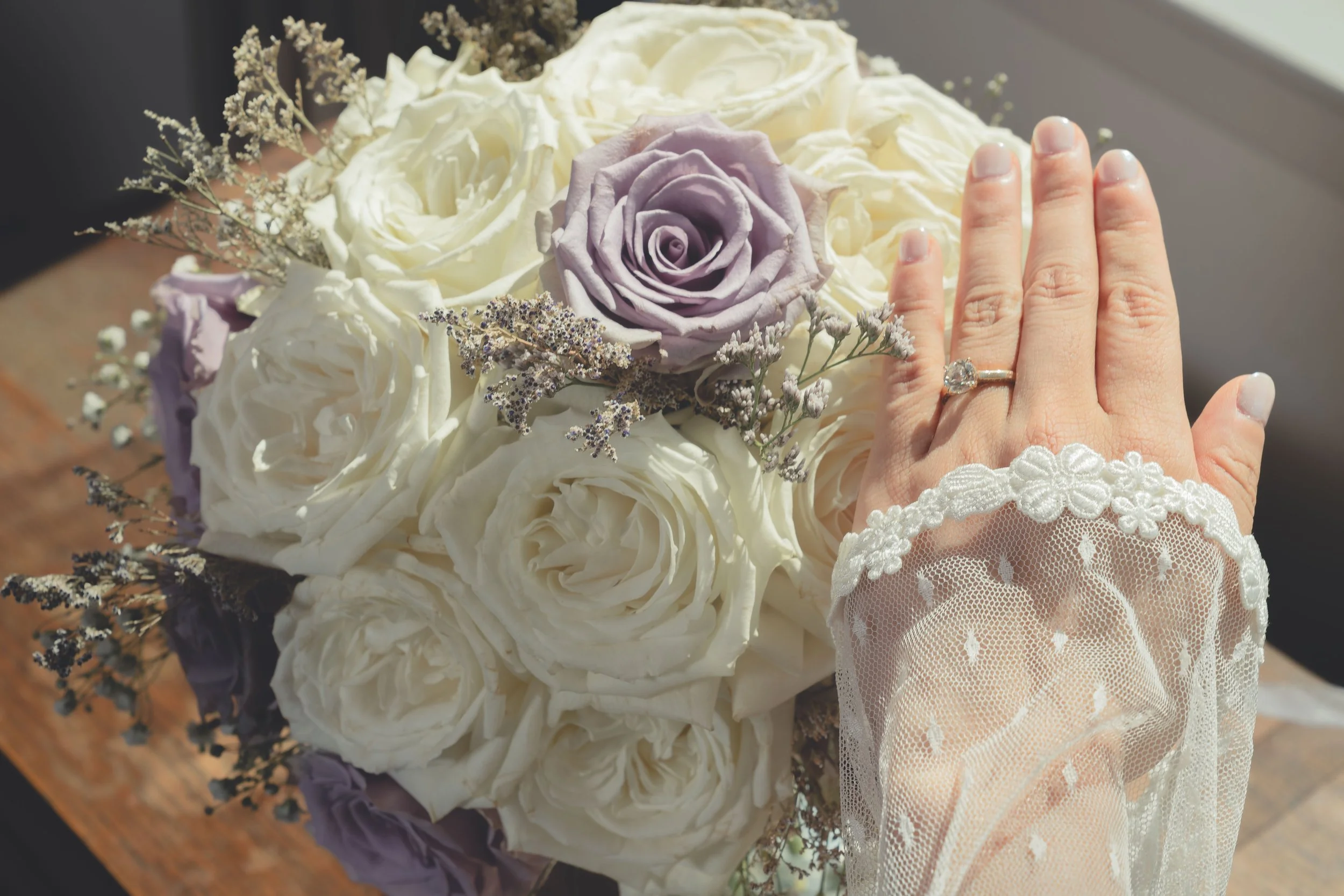 Bridal bouquet photographed with a fine-art wedding photography approach in Sonoma.
