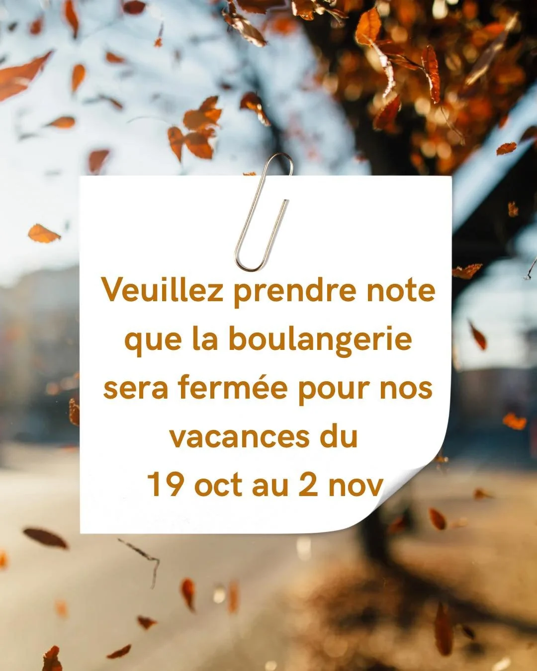 On part bient&ocirc;t en vacances ☺️

Derni&egrave;res dates &agrave; retenir :

🚛 Livraison : 17 octobre
🌻 March&eacute; d&rsquo;&eacute;t&eacute; : 18 octobre
🛒 Commandes en ligne : jusqu&rsquo;au 12 octobre !