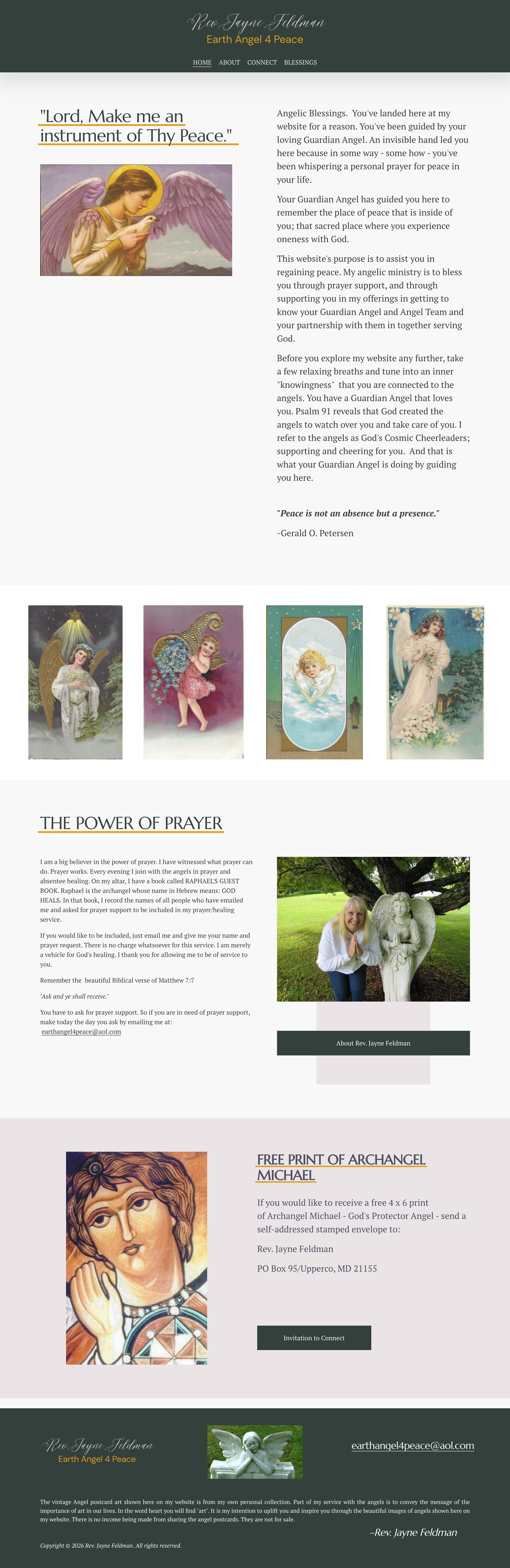 vintage angel artwork