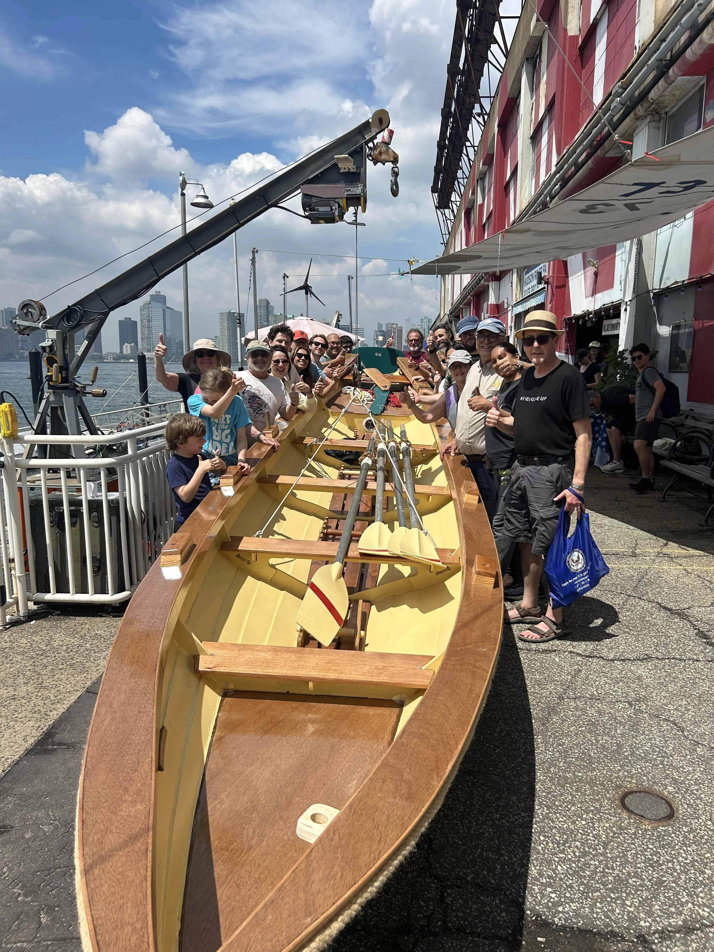 Launch of Bob's Boat