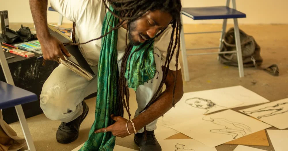 Life drawing with rossel chaslie