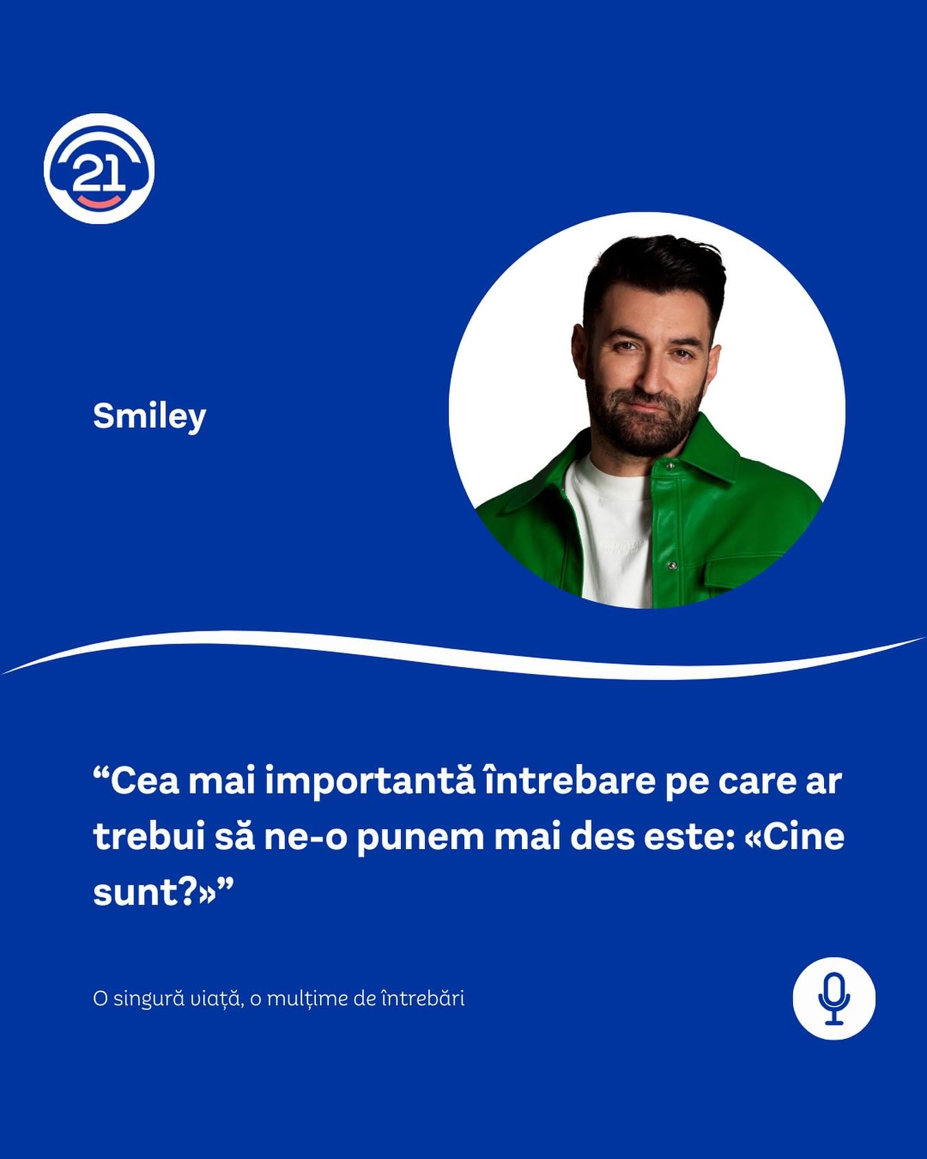 În acest episod, Smiley se dezvăluie dincolo de scenă, dincolo de succes, într-o conversație despre esență, fericire, iubire și rolul de tată. Cum și-a redefinit valorile de când a devenit părinte? Ce a învățat despre el &icir