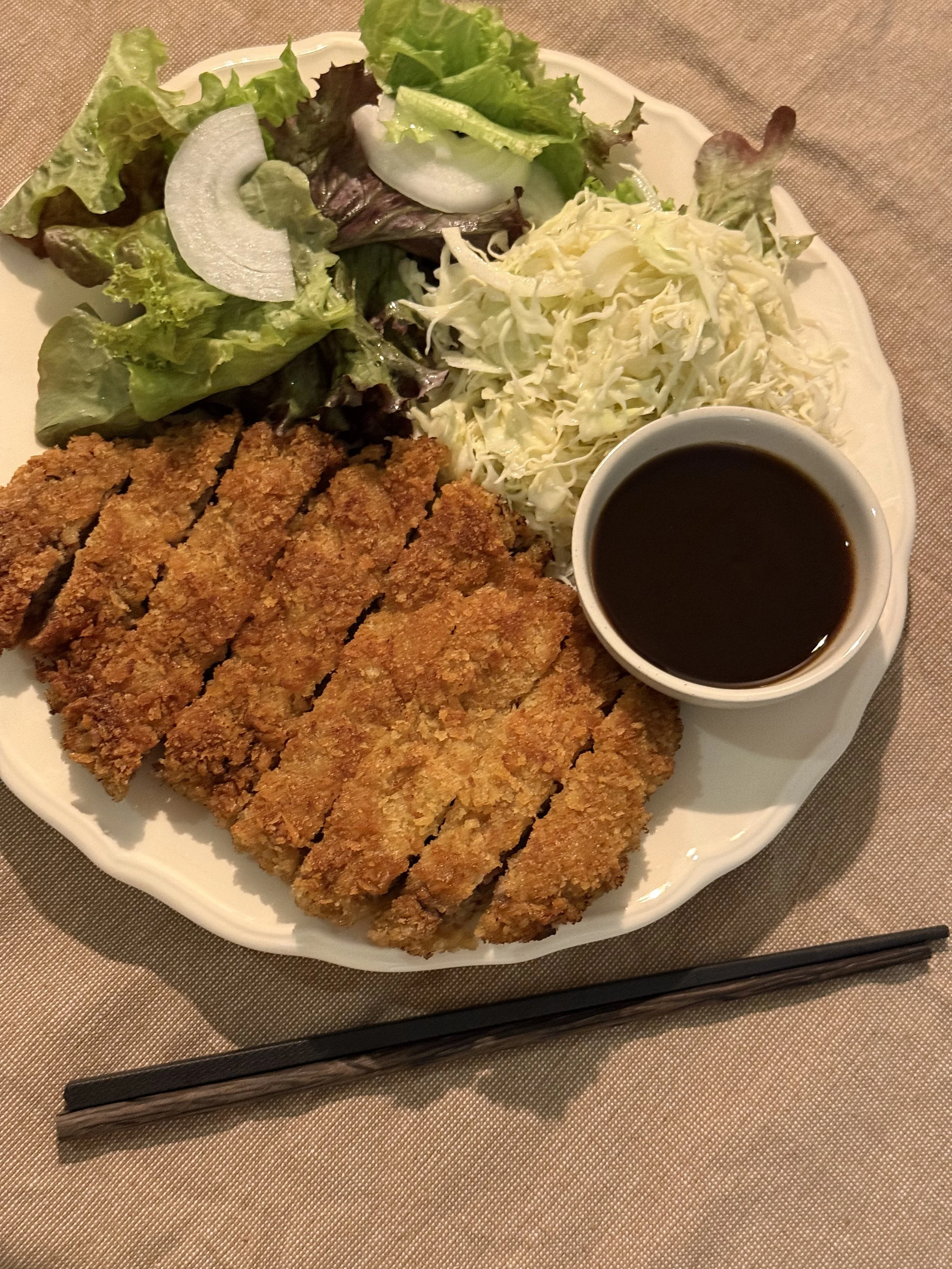 Superkrokante ribeye katsu zoals in Japan