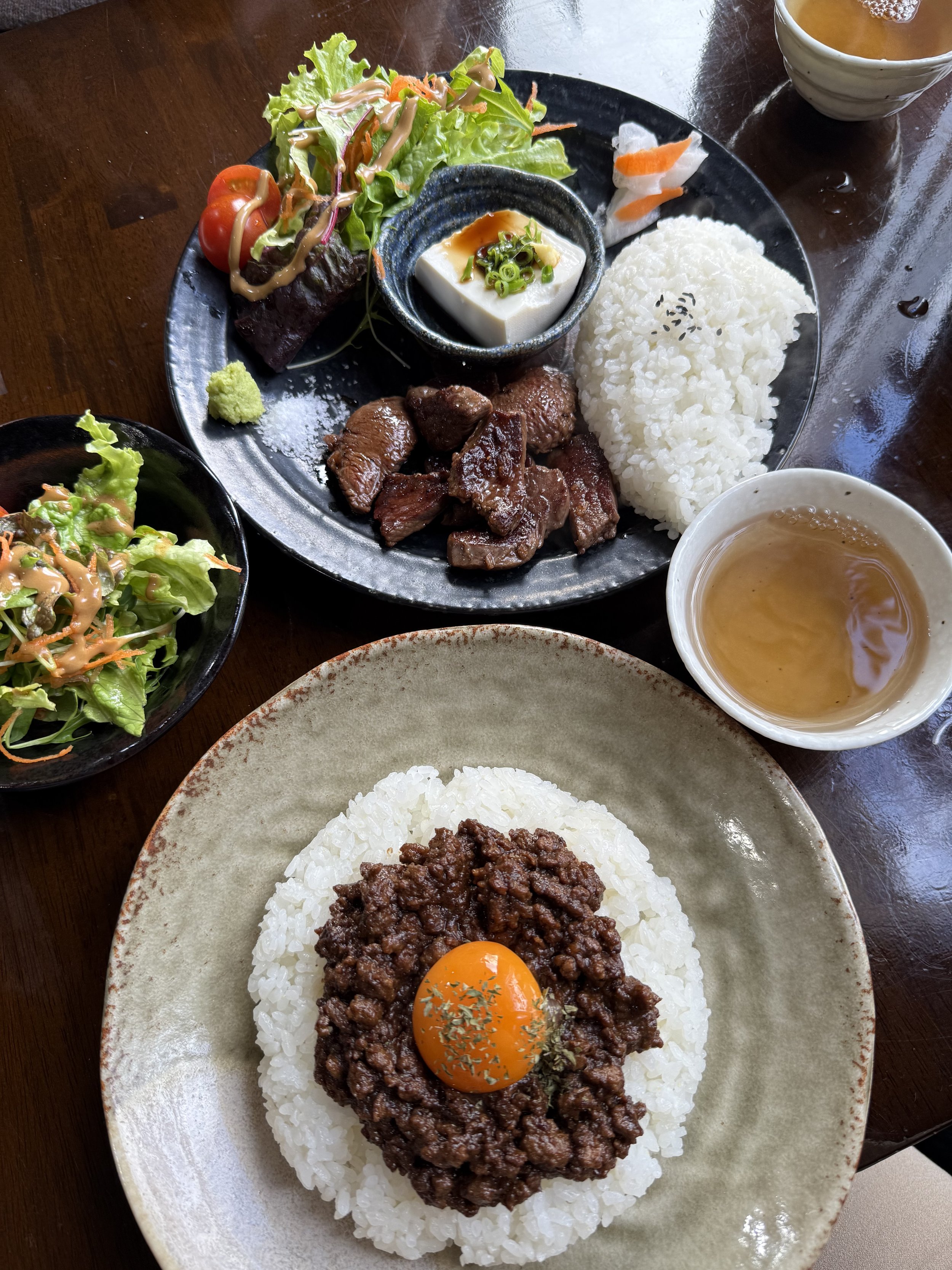 Aso-style Spicy gyu soboro don 