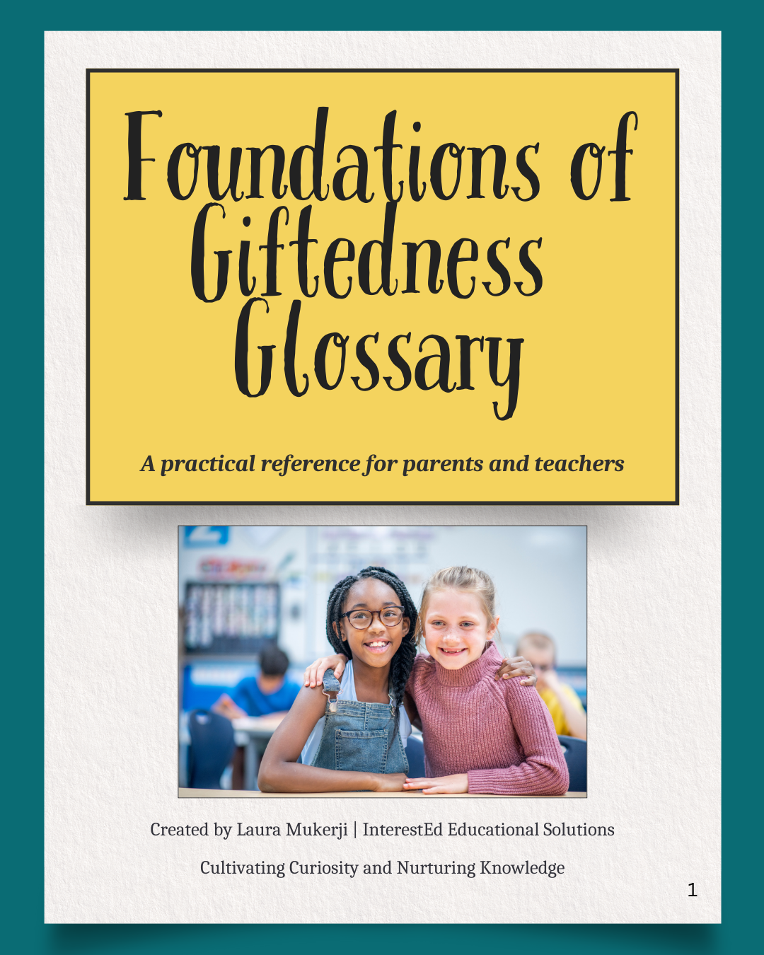 Foundations of Giftedness Glossary: A Complete Guide for Parents and Teachers