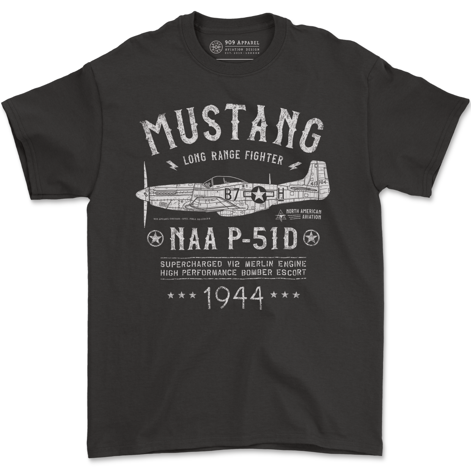 P-51D Mustang USAF Fighter Plane TShirt