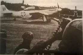 P-51 1914 with US Marines in the Foreground in 1965