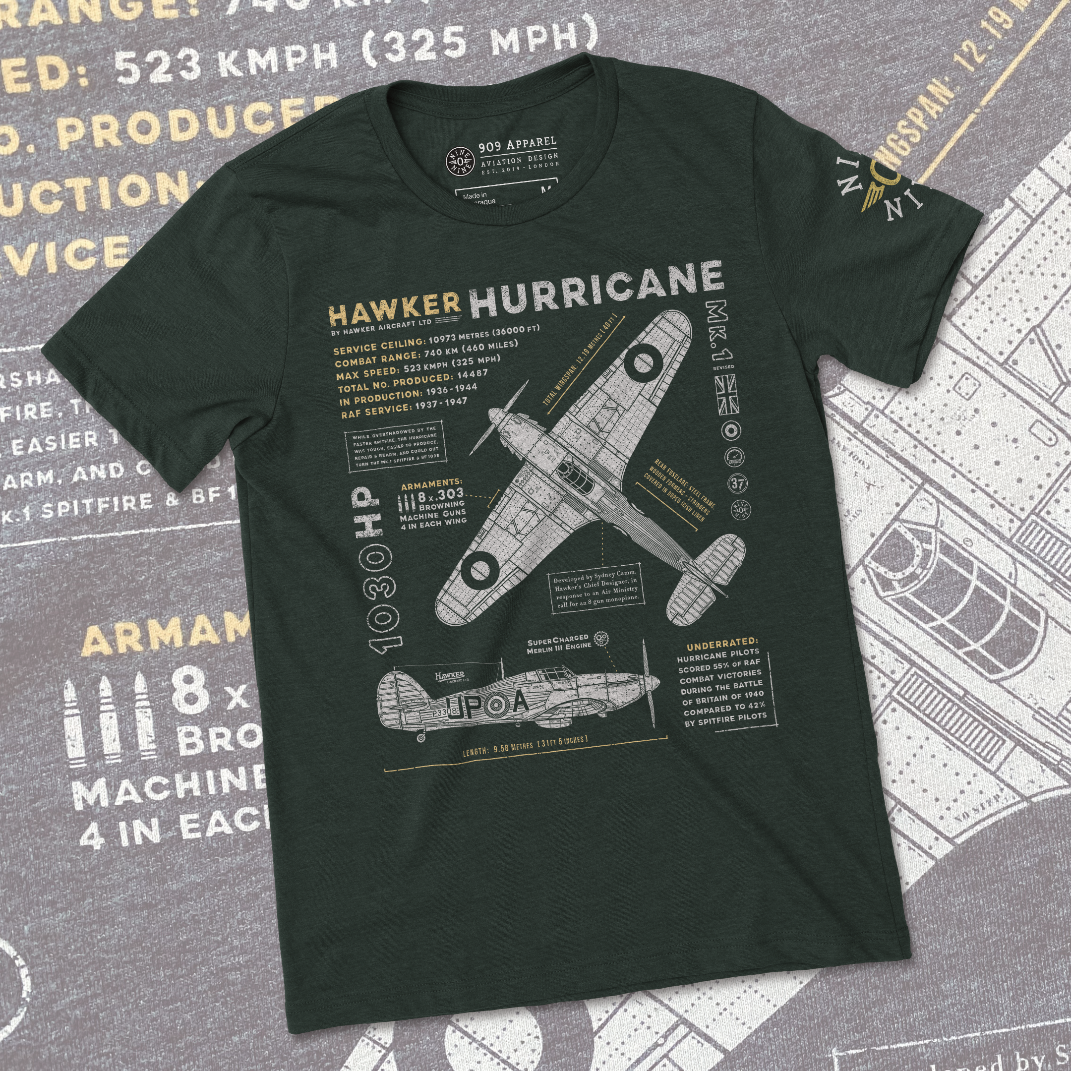 Hawker Hurricane T-Shirt