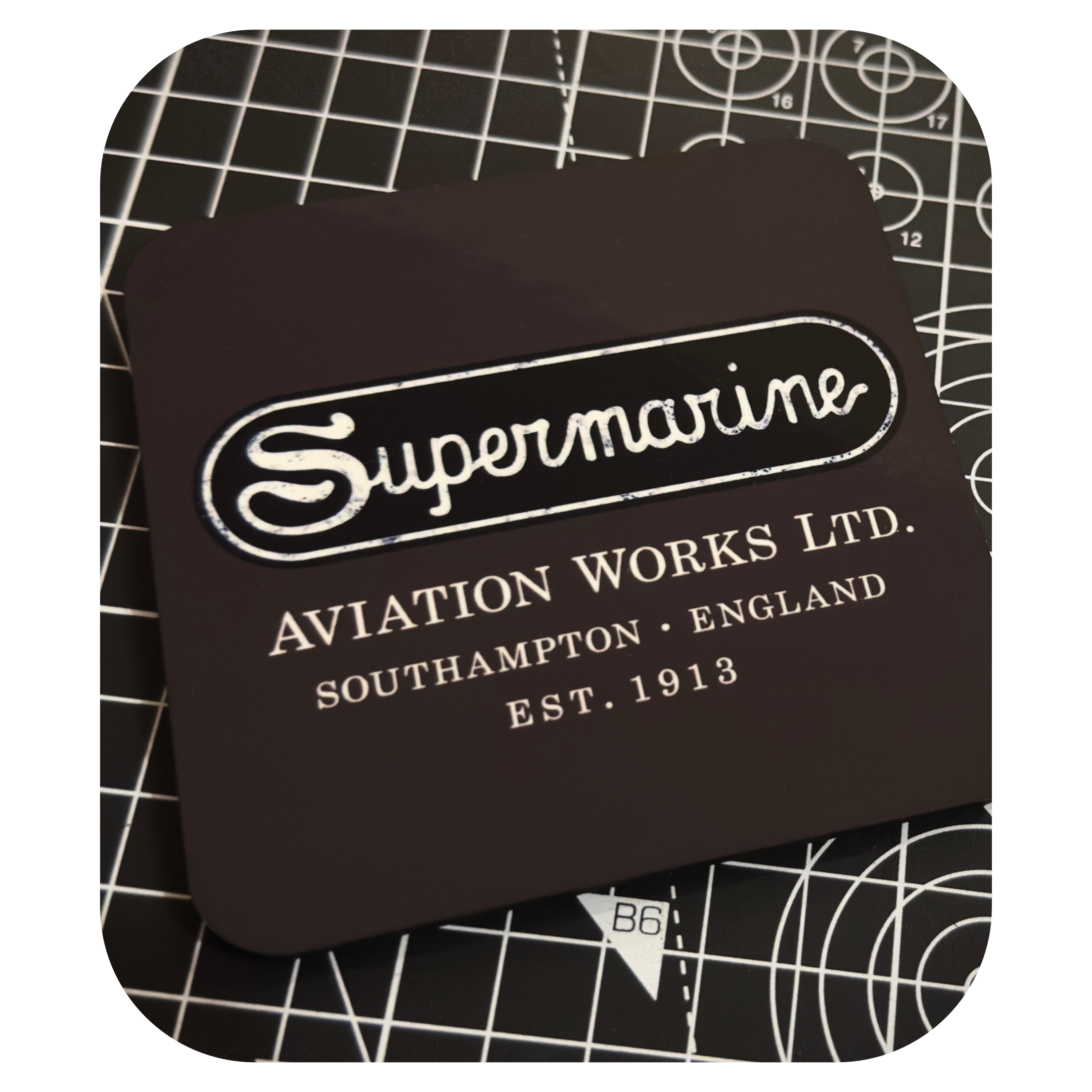Supermarine Aviation works coaster - Spitfire Manufacturer
