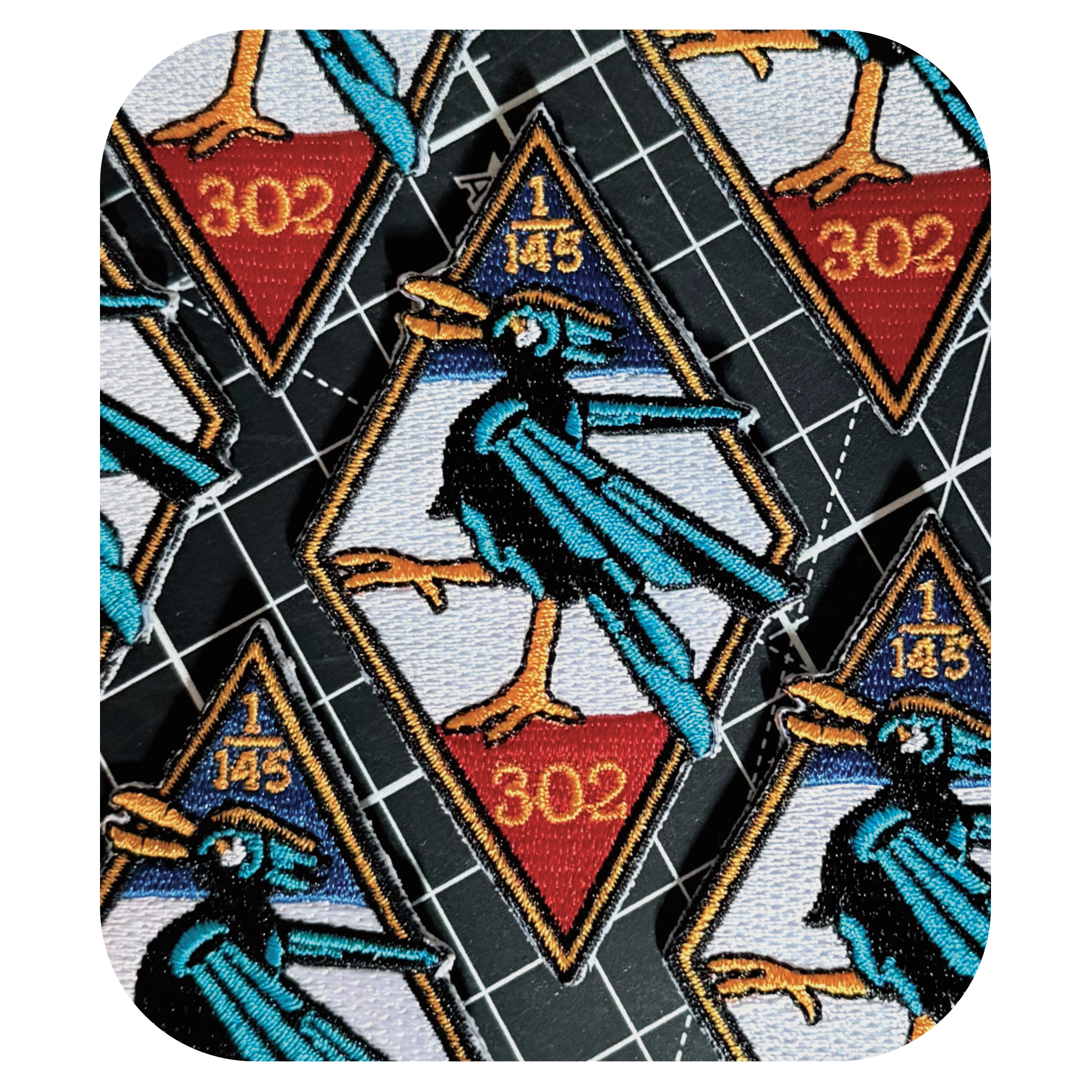 302 Squadron Patch - Polish Heritage Flight - 302 Dywizjon Myśliwski Poznański