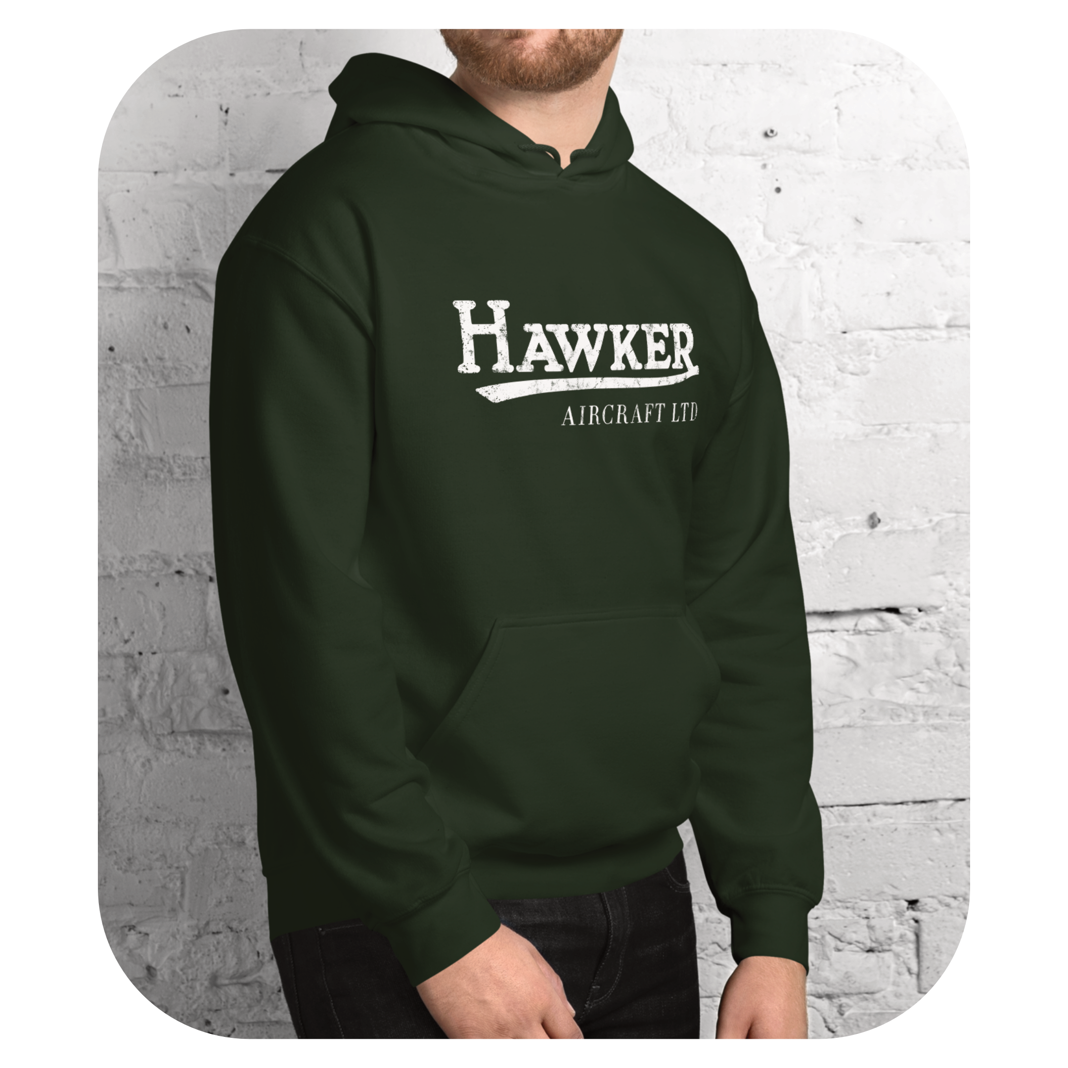 Hawker Aircraft Fron-Print Hoodie - PI - Forest.png