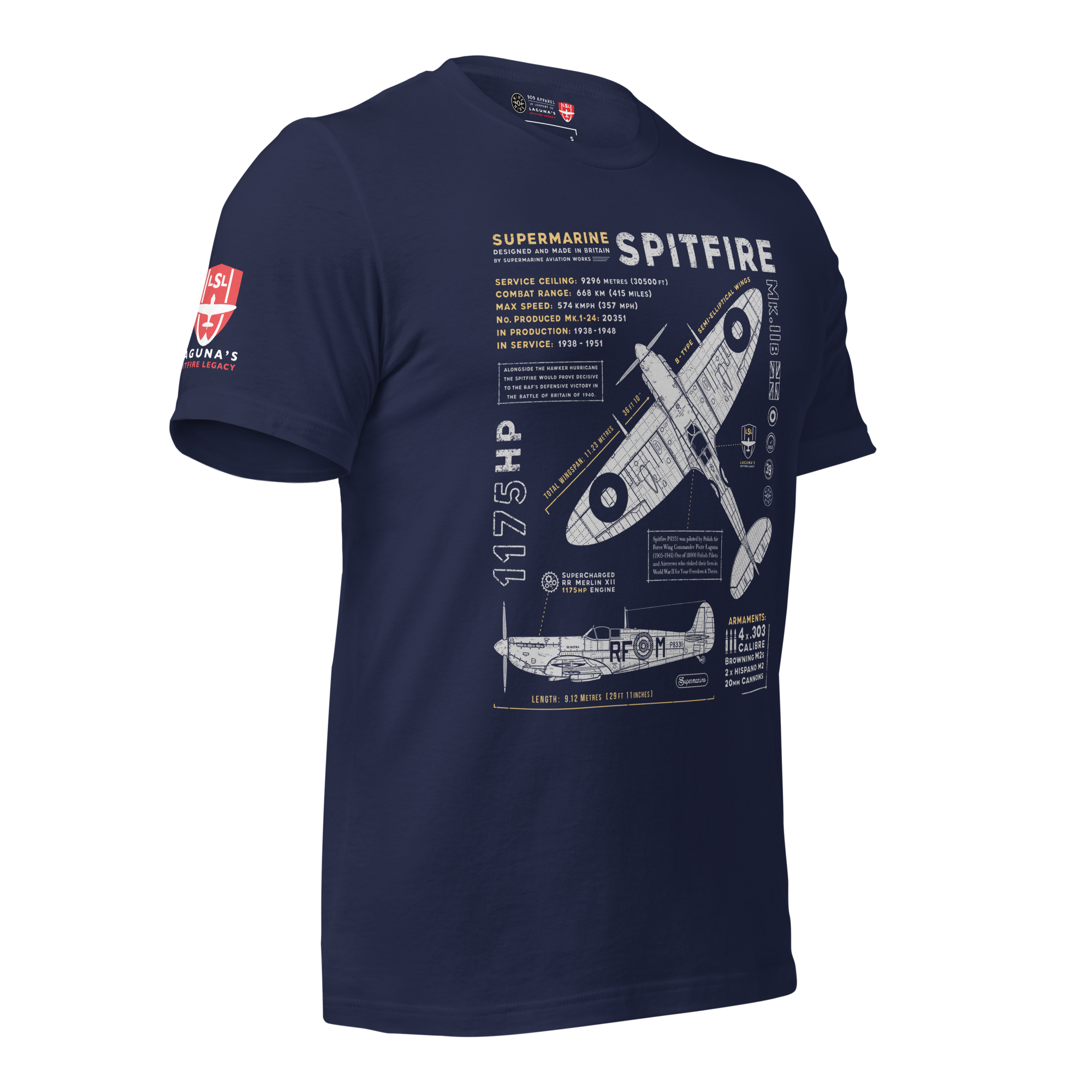 Piotr Laguna Polish Spitfires T-Shirt