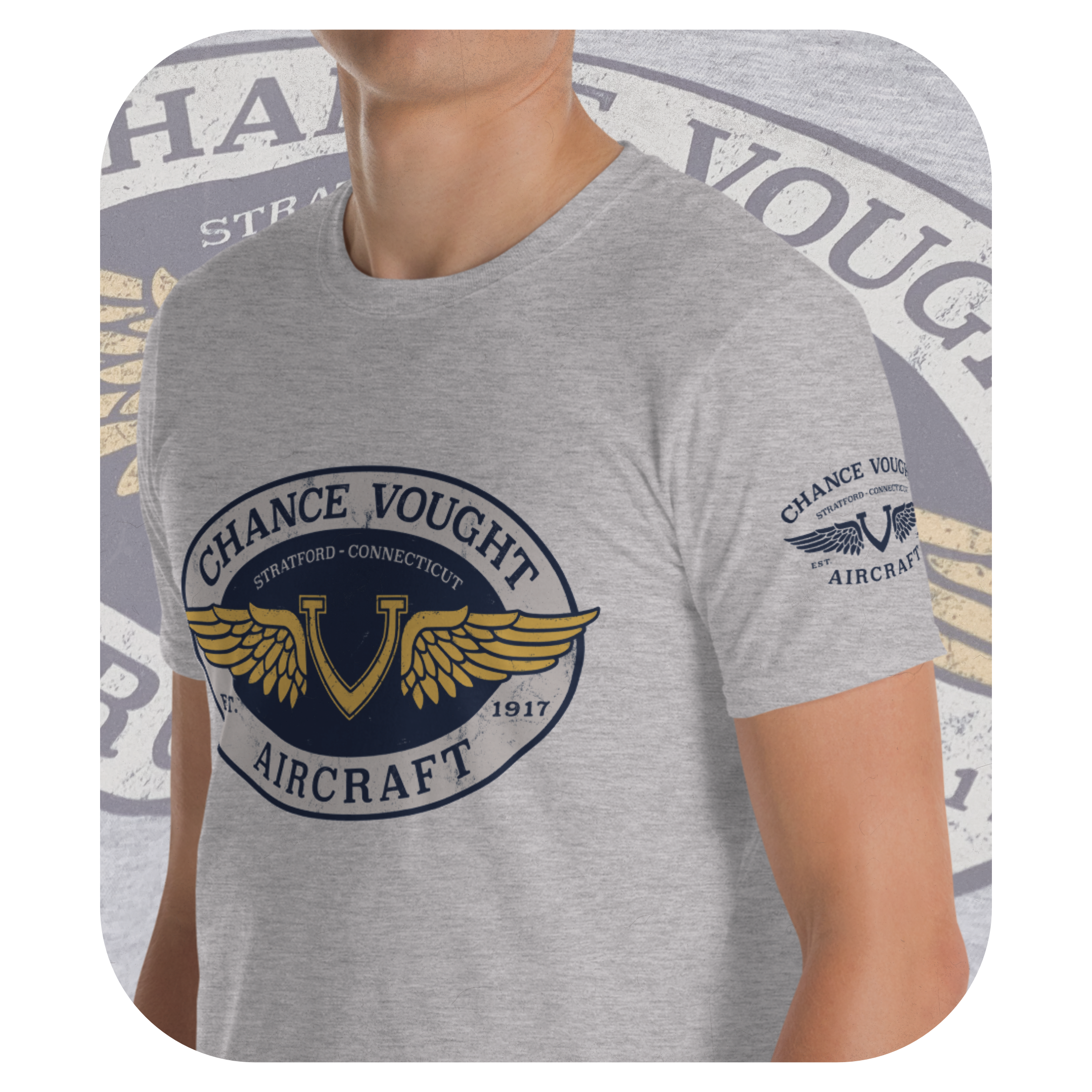 Vought Aircraft Heritage T-Shirt - F4U Corsair