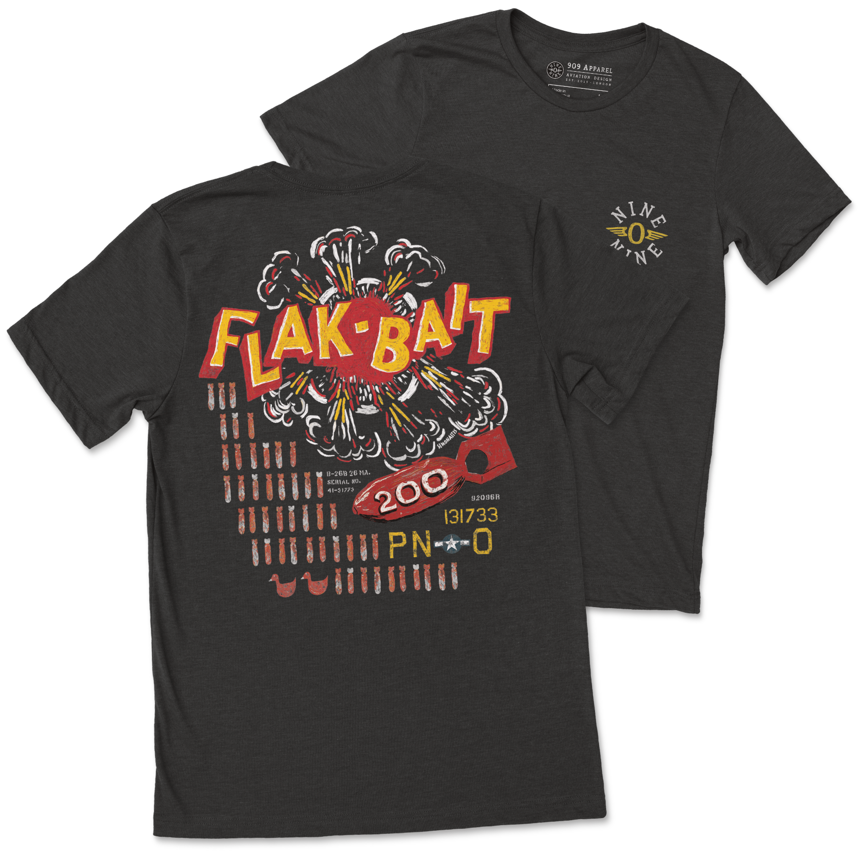 World War 2 Bomber Art T-Shirt