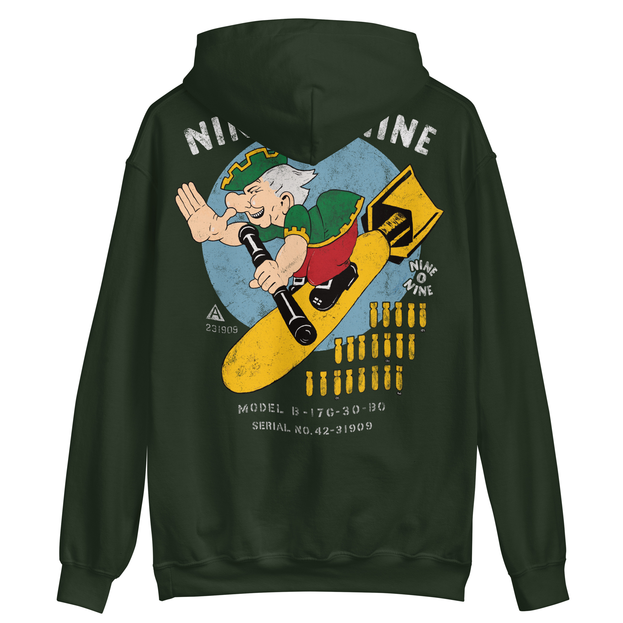 Nine-O-Nine Nose Art B-17 Hoodie