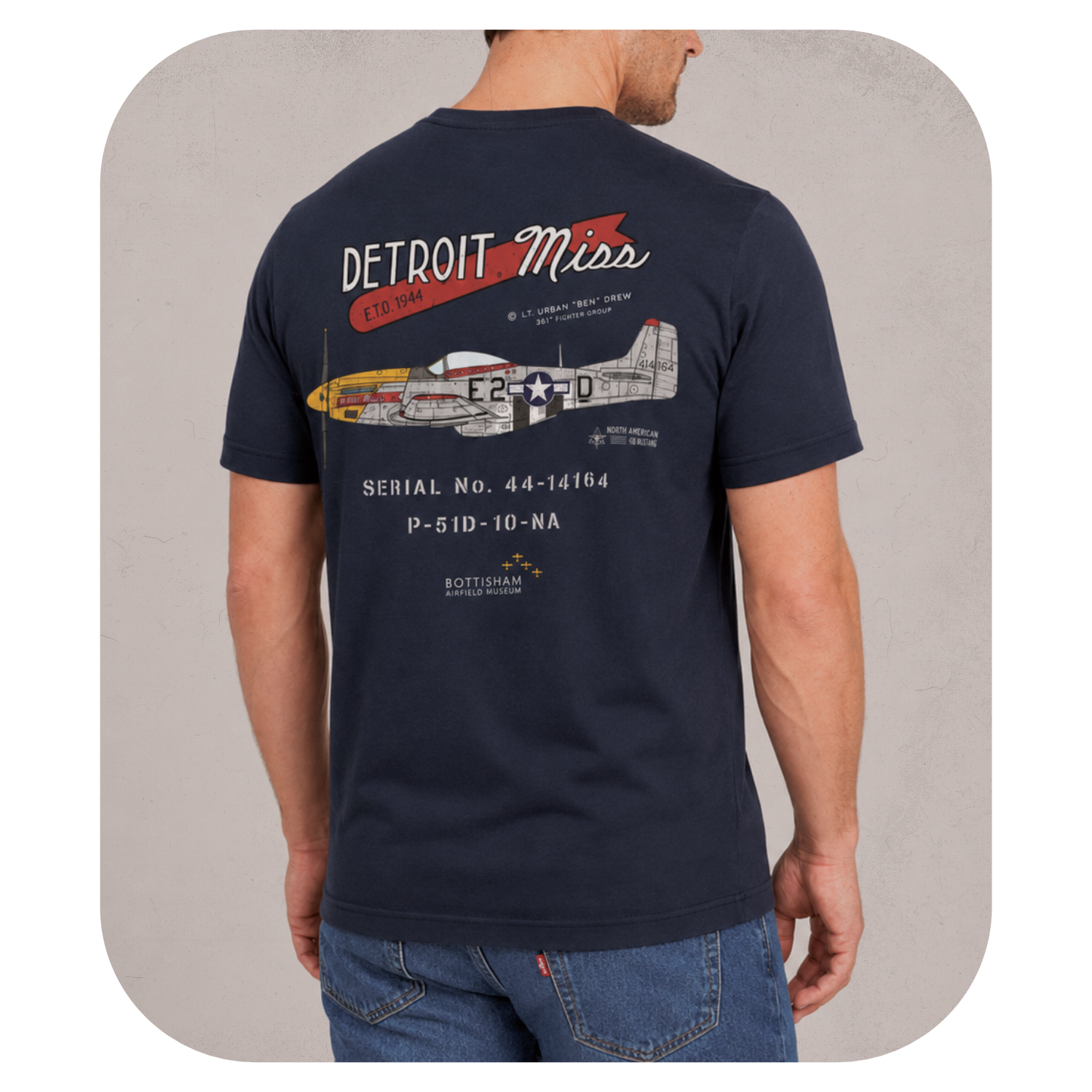 P-51 'Detroit Miss' Mustang T-Shirt