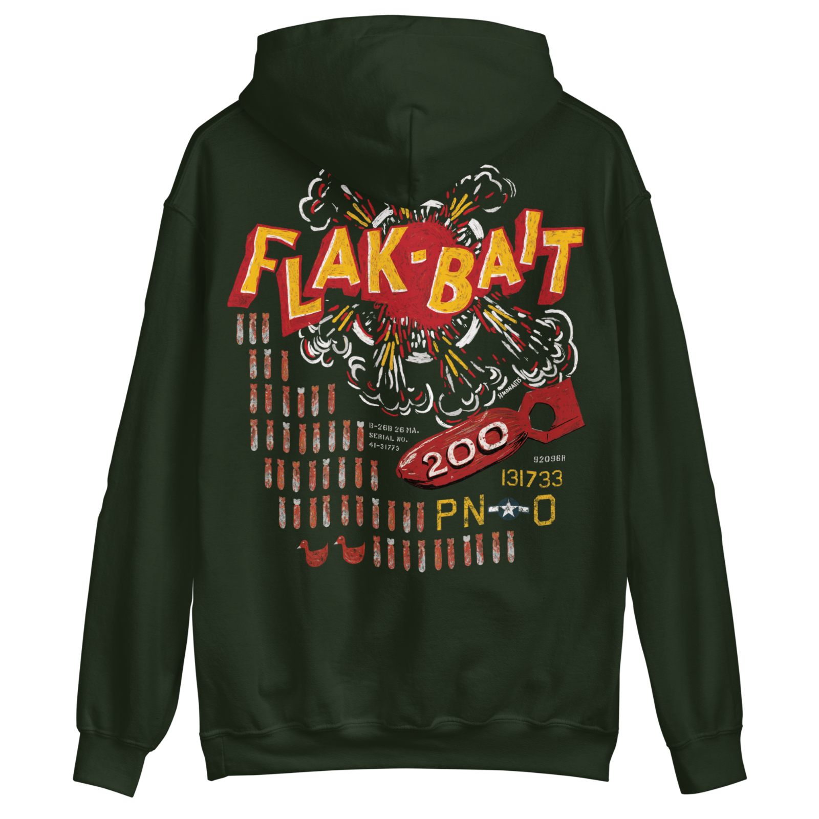 Flak-Bait Nose Art Hoodie
