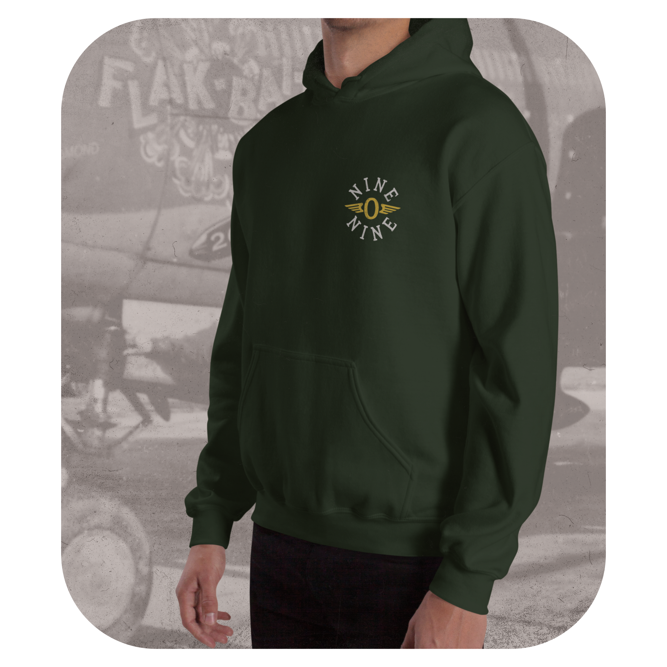 909 Apparel Hoodie - Left Chest Print