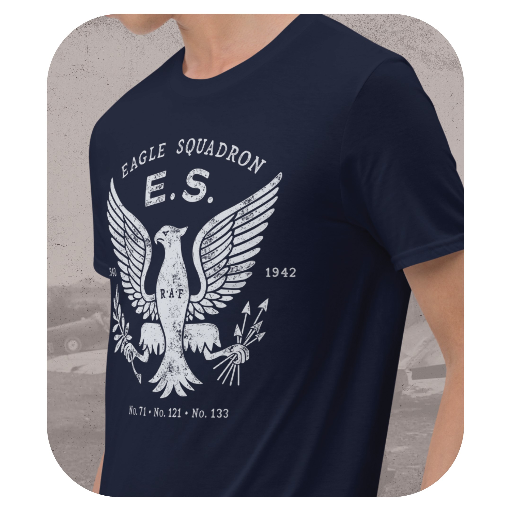 Eagle Squadron American Pilots RAF T-Shirt