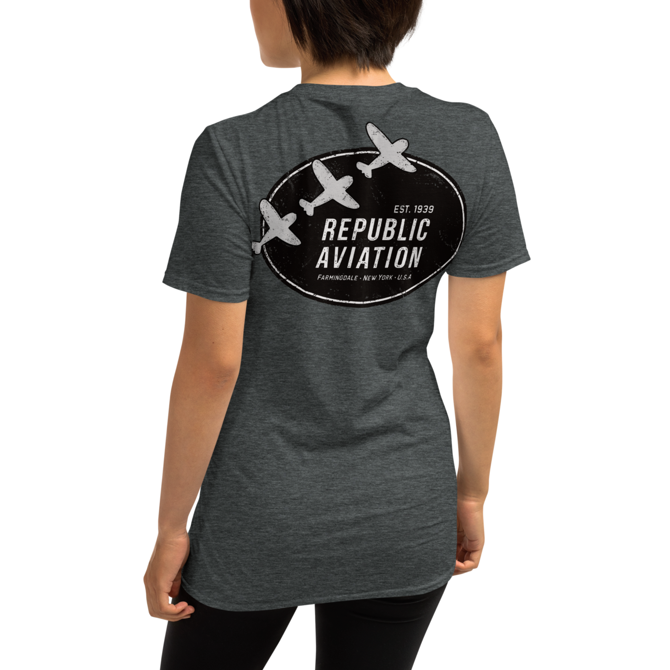 Republic Aviation Logo P-47 Thunderbolt War Bond Planes T-Shirt