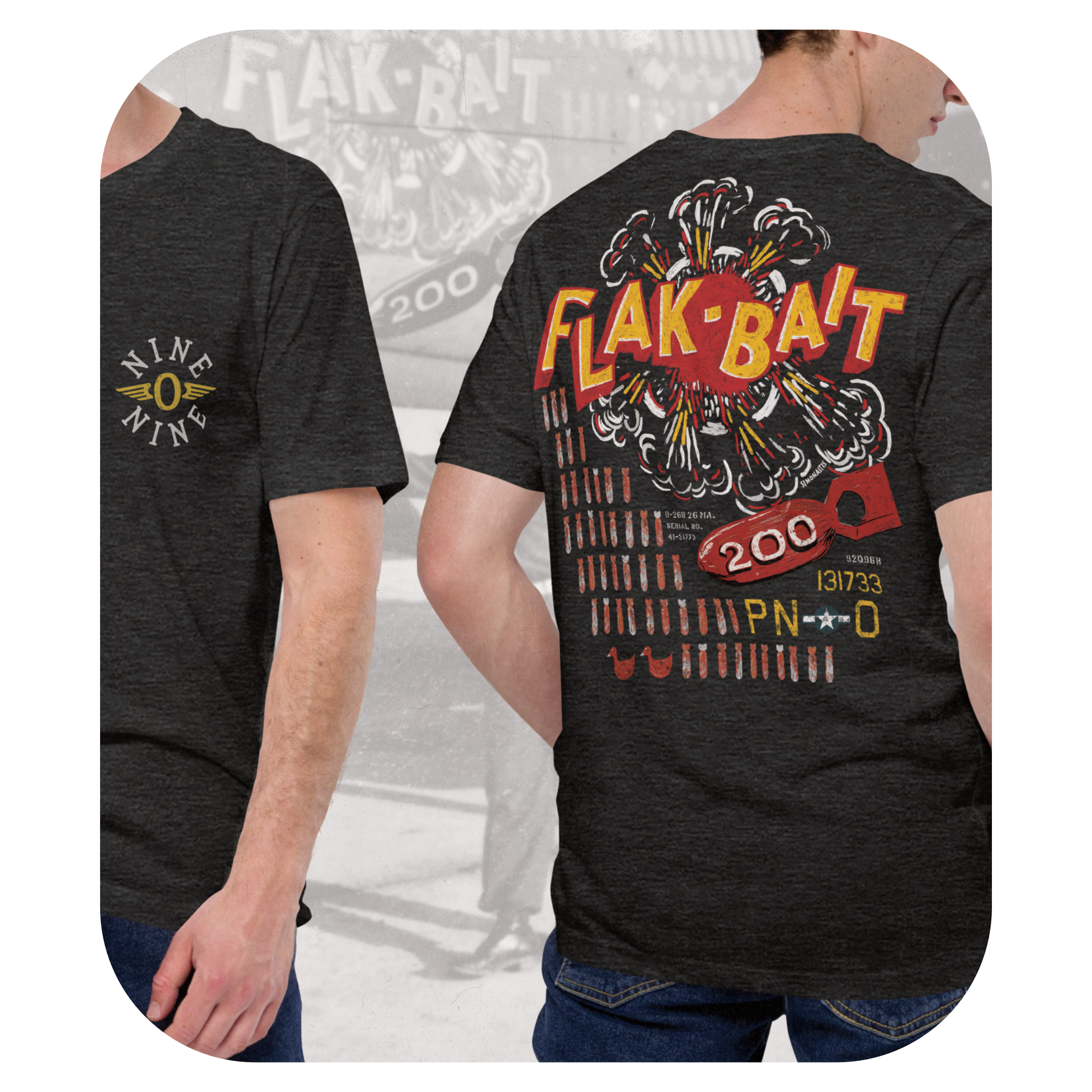 Vintage Nose Art T-Shirt