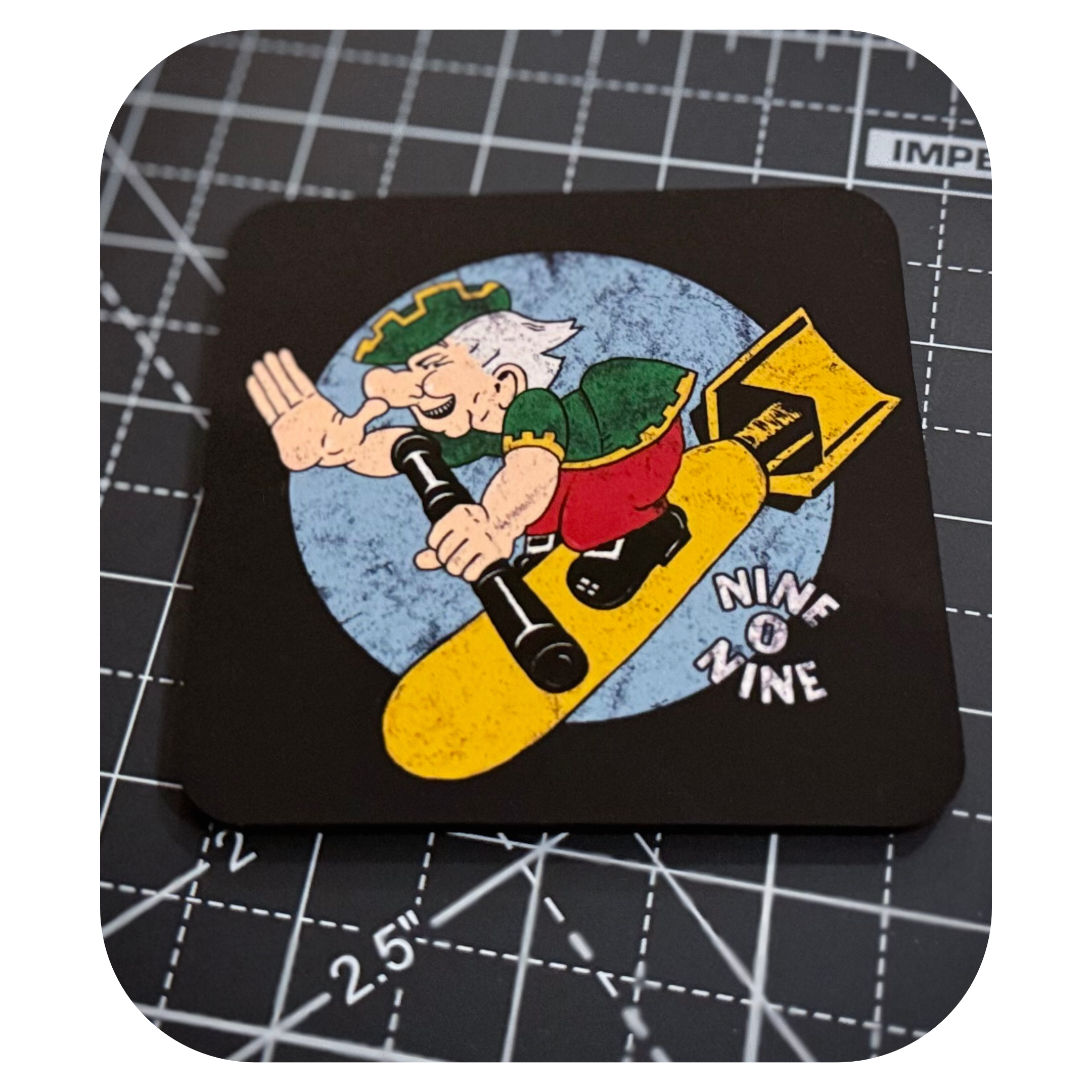 Nine-O-Nine B-17 Bomber Nose Art Coaster