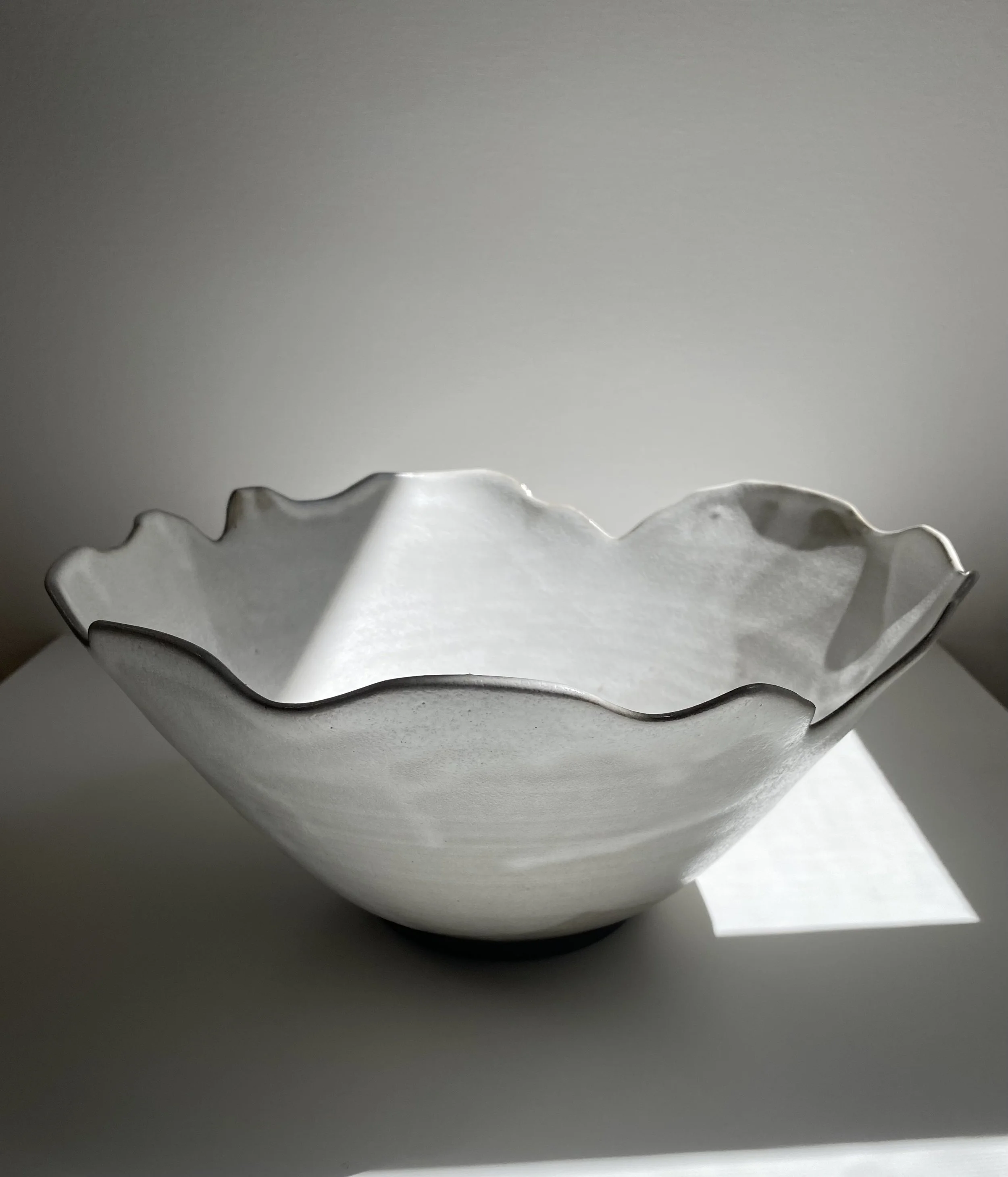 Ebb and Flow Bowl
Alabaster and Chocolate
$600
SOLD: Text or Email for a Custom Order