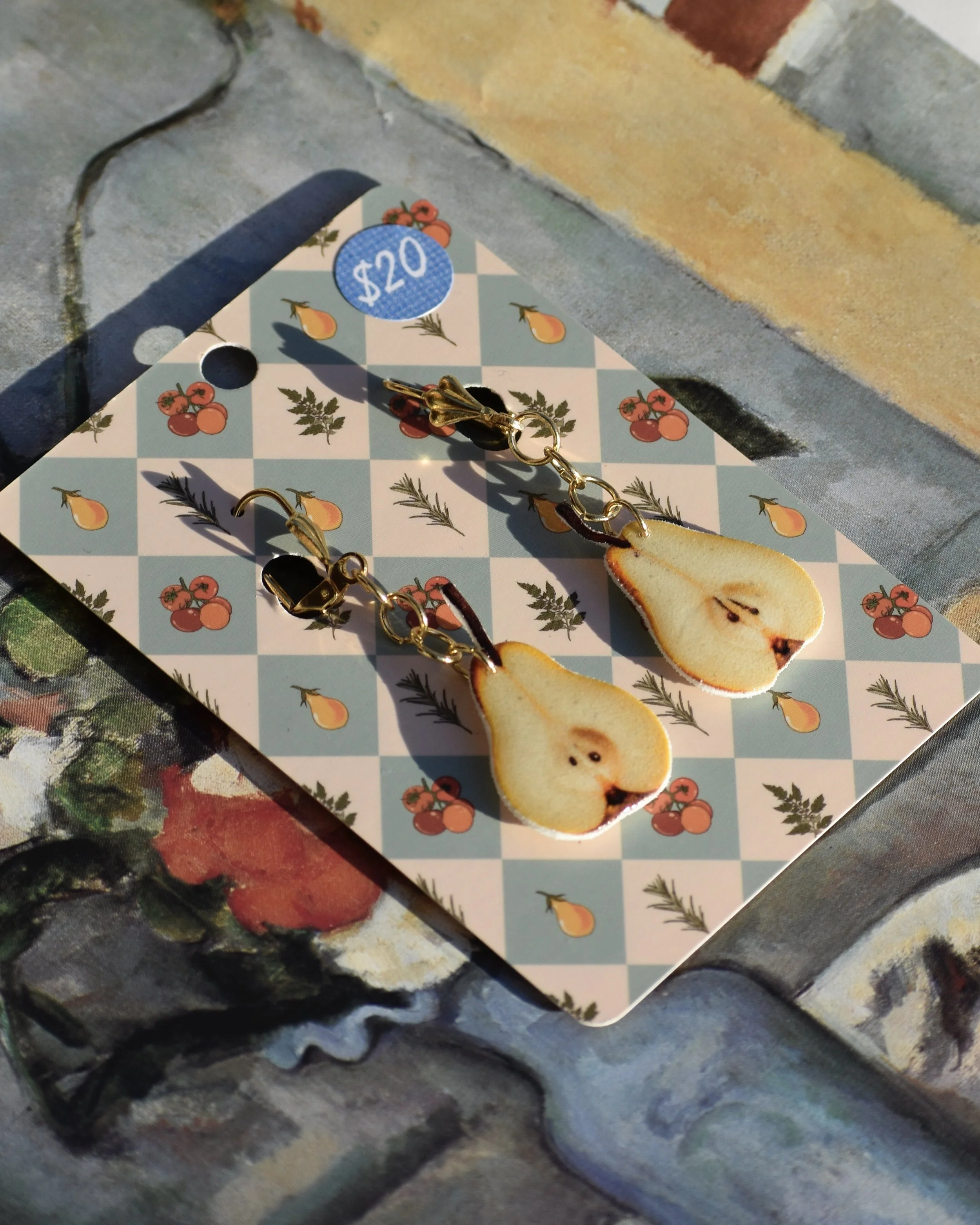 Autumn Pear Earrings