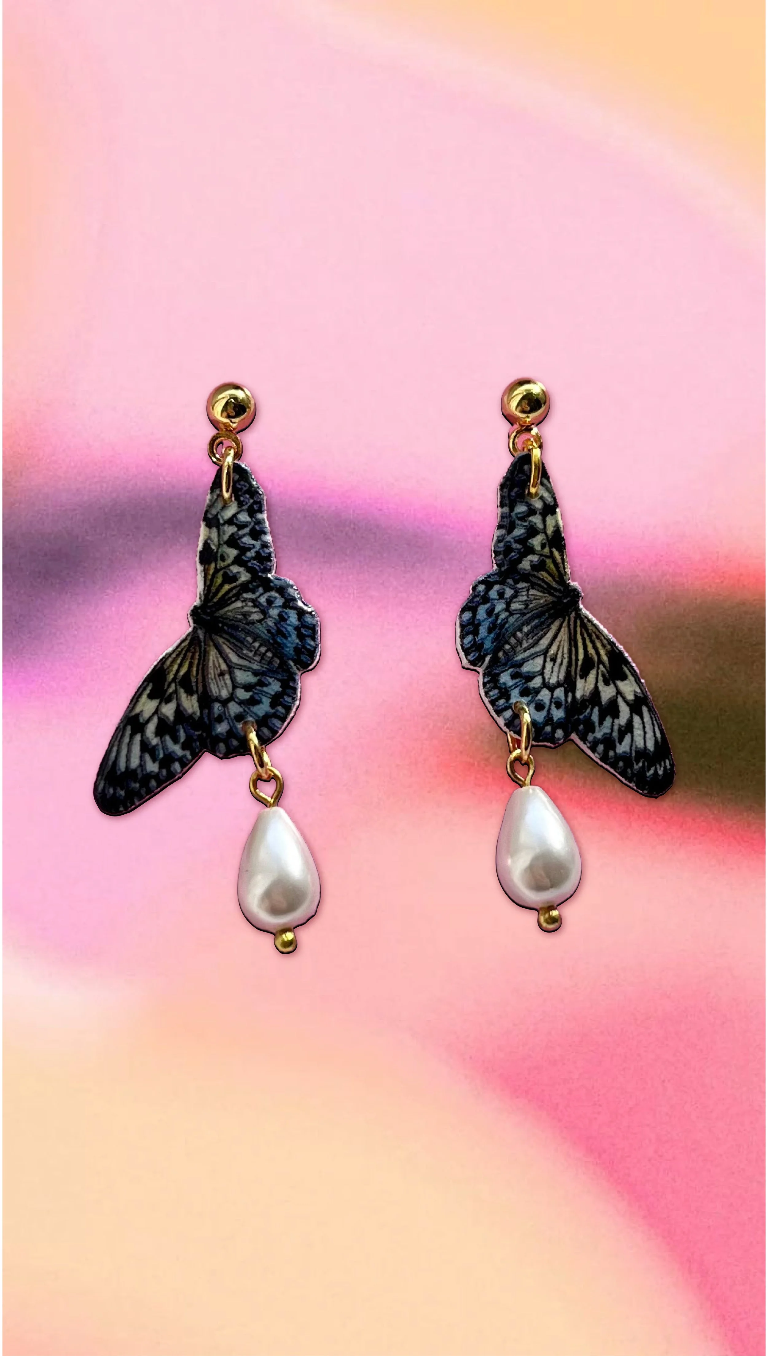 Paper Kite Butterfly Earrings