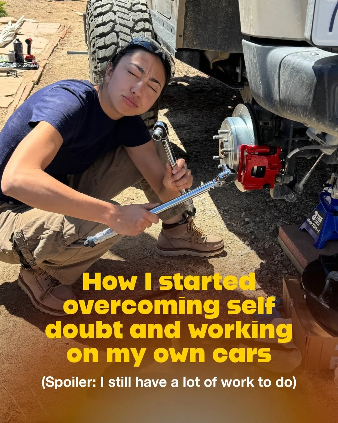 I am not the Charlie Daniels of the torque wrench (YET), but I do have two torque wrenches, working brakes I did myself, and a Suzuki Samurai that still runs (knock on wood). This is how I got here!