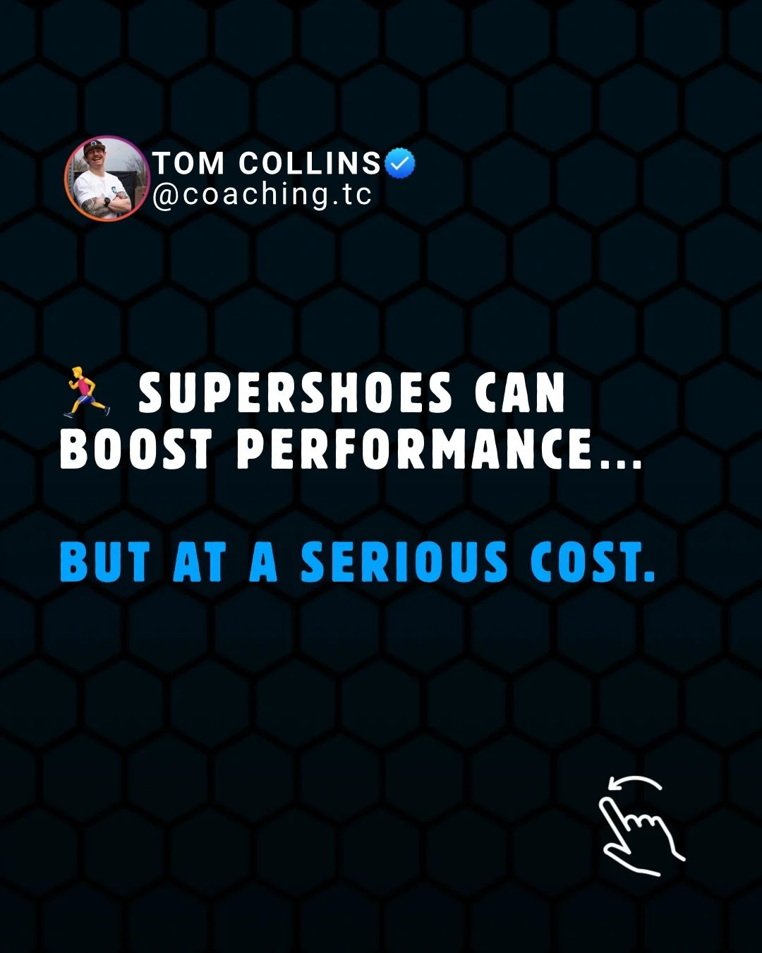 Supershoes are incredible&hellip; no doubt&hellip; 🏎️ 
They make you faster, smoother, more efficient.

BUT&hellip;

There&rsquo;s a trade-off&hellip; 
That trampoline effect takes work away from your calves, Achilles, and feet. 
Train in them too o