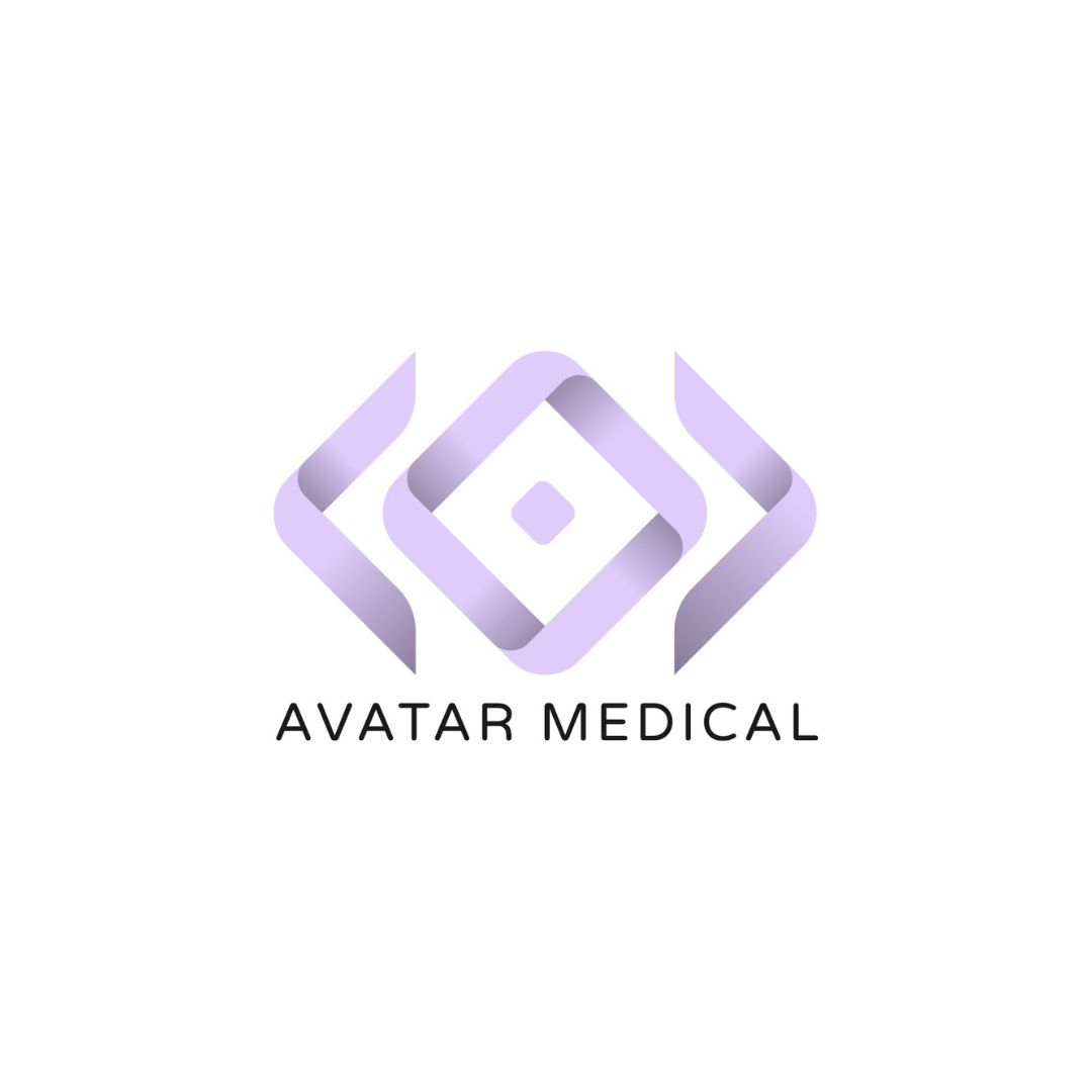 avatar medical logo purple diamond 